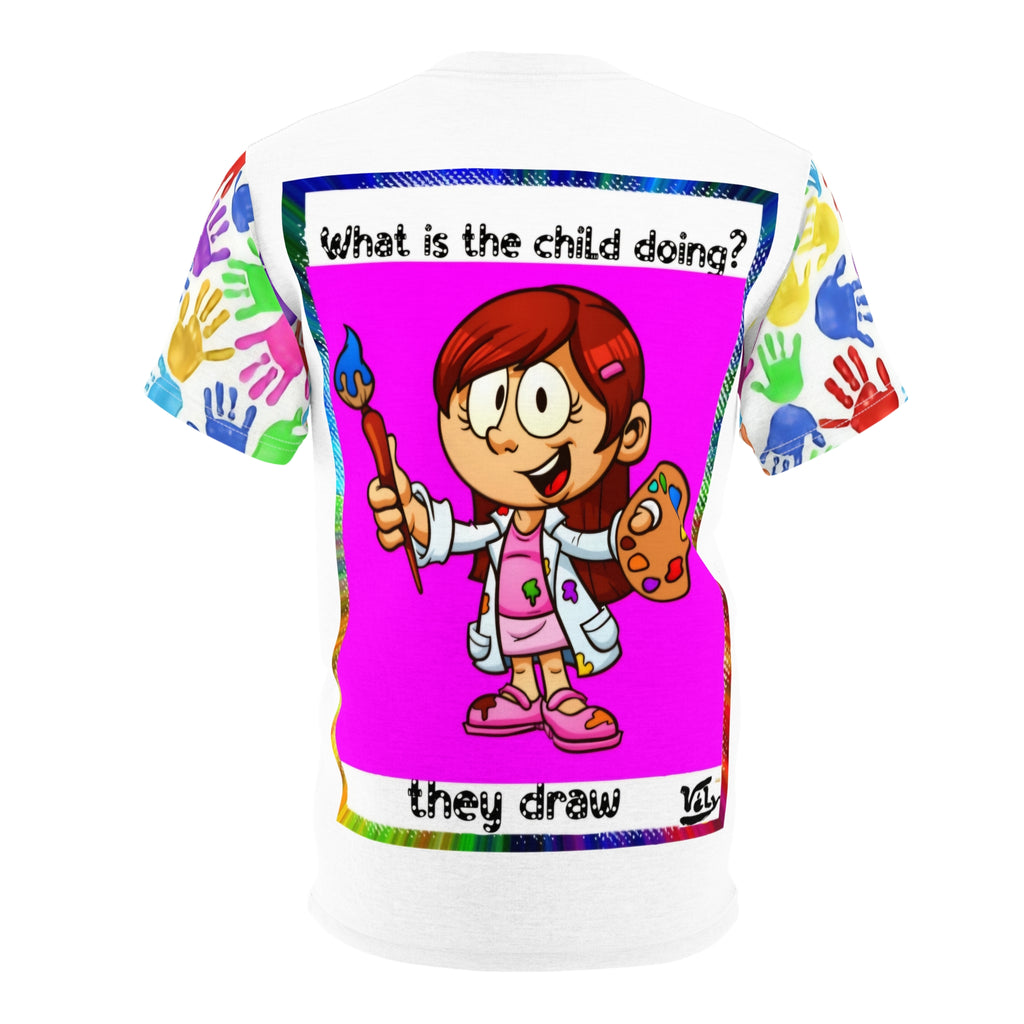Joyful Bright T-Shirt — Colorful All-Over Print Tee