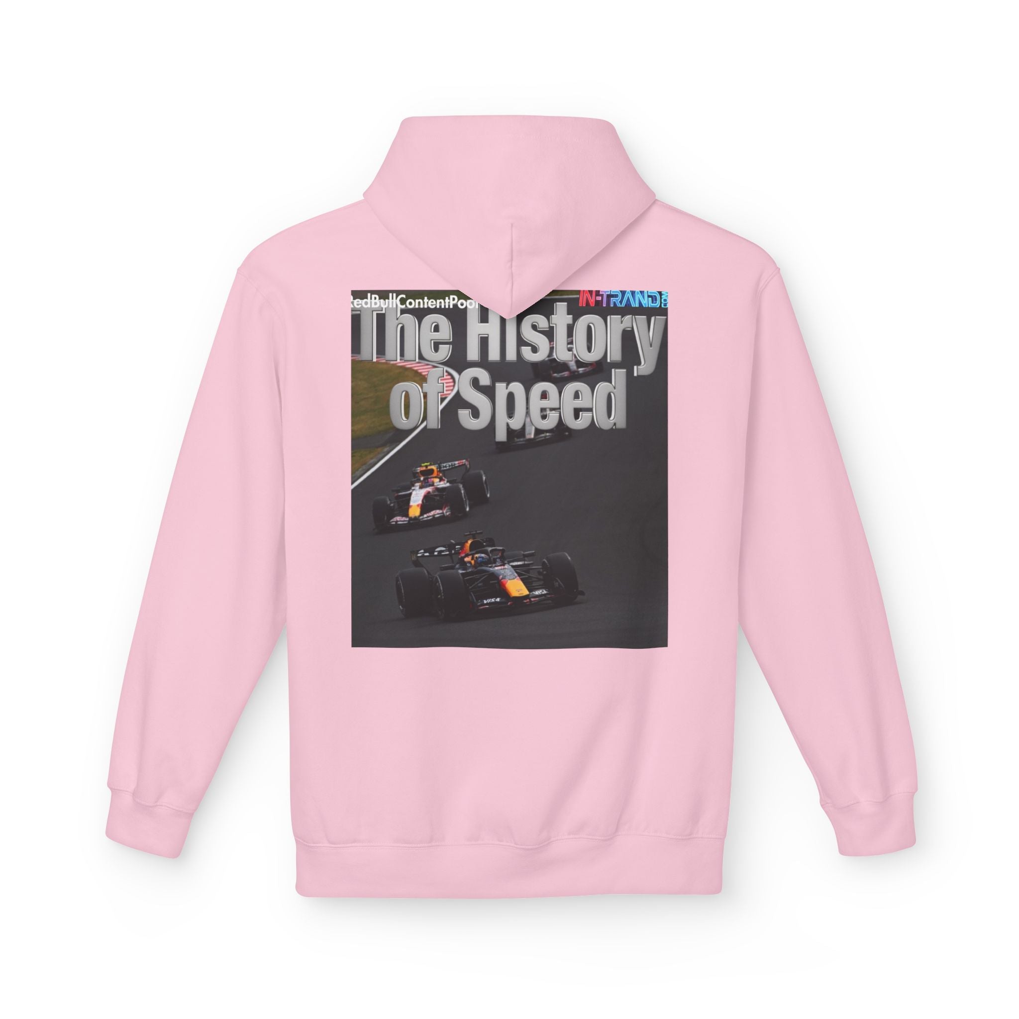 Racing Hoodie – “The History of Speed” Formula Car Graphic