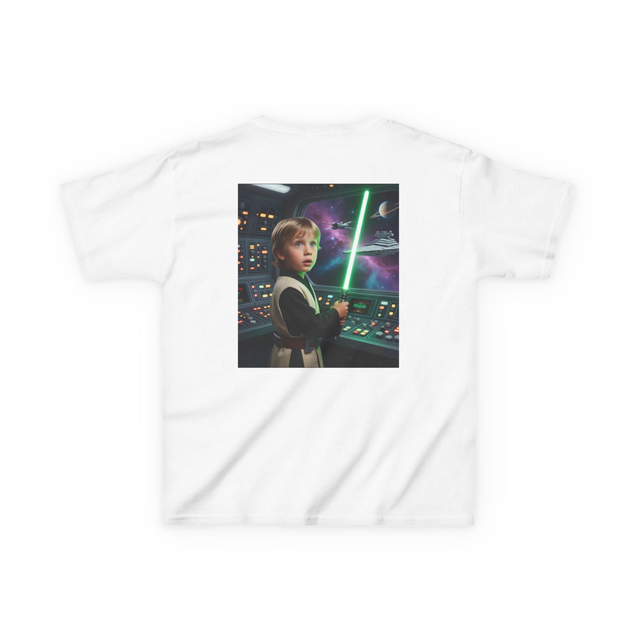 Kids Lightsaber Tee — Space Adventure Jedi Shirt