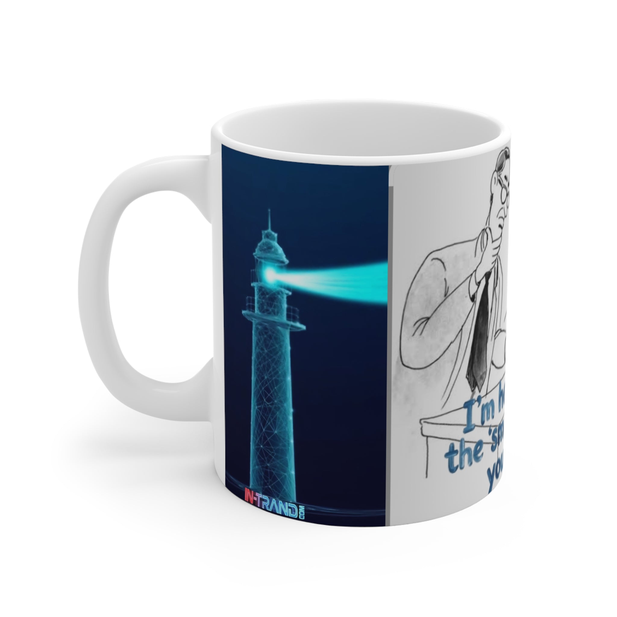 Mug — “I’m Here to Fix the ‘Smart’ Things You Broke” Funny Tech Support Coffee Mug
