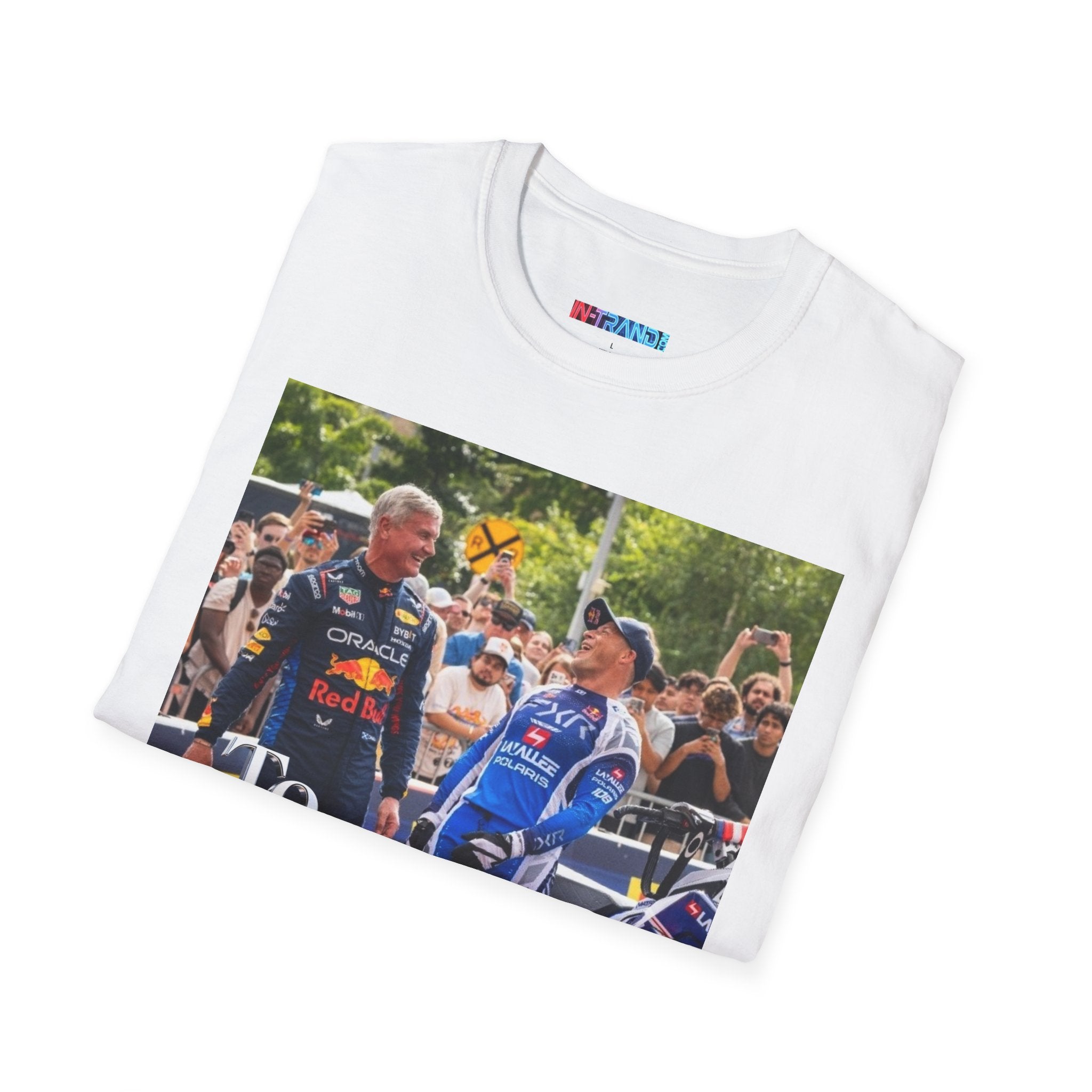 Racing Team Photo T-Shirt — "To Move Mountains" Graphic Tee