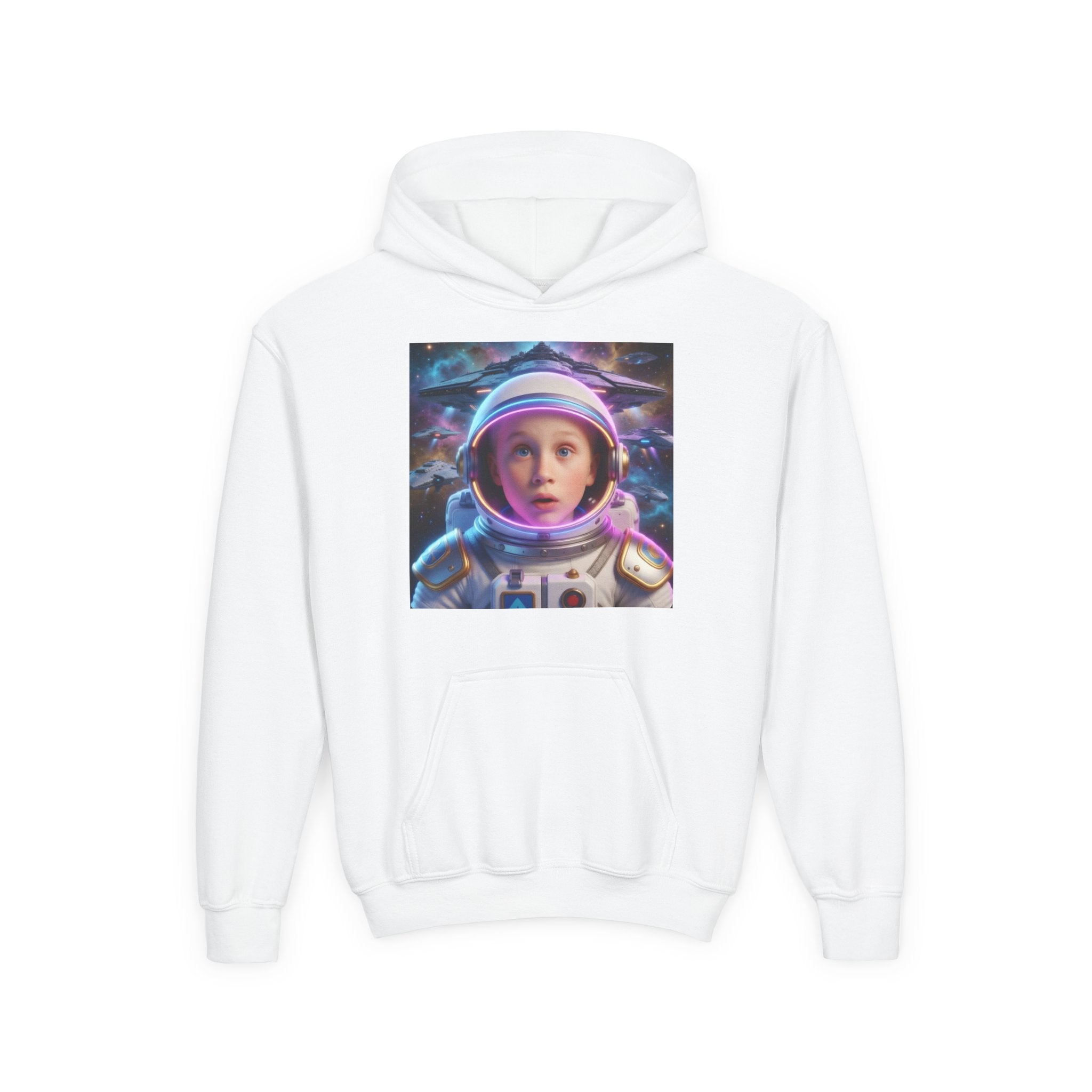 Kids Astronaut Hoodie — Space Explorer Youth Sweatshirt