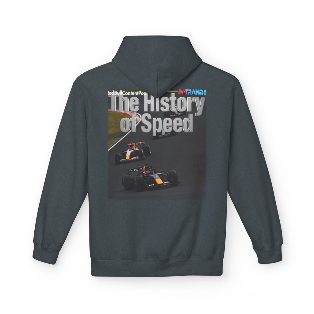 Racing Hoodie – “The History of Speed” Formula Car Graphic
