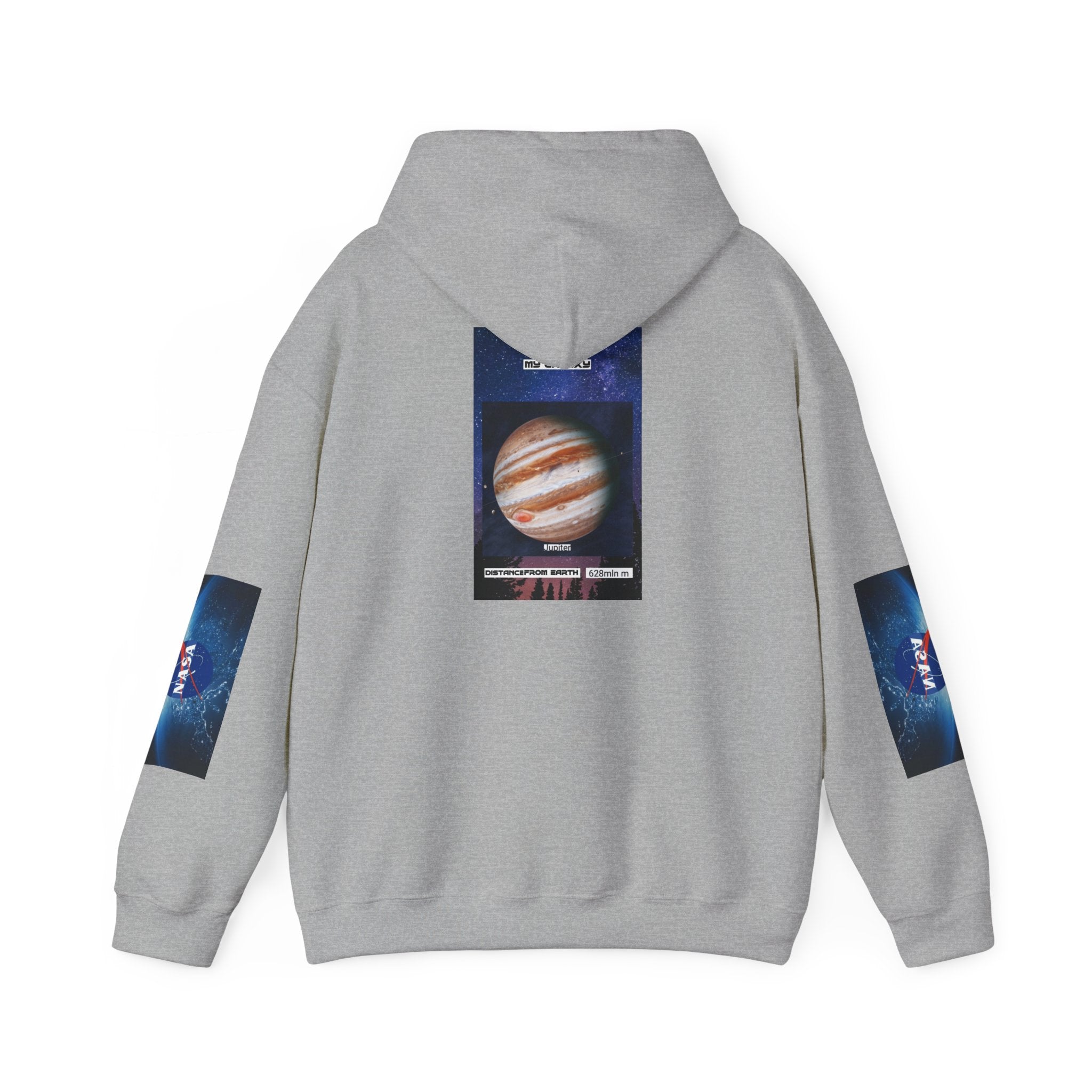 HOODIE MY GALAXY Planet Jupiter Hoodie — NASA-Inspired Space Graphic Pullover