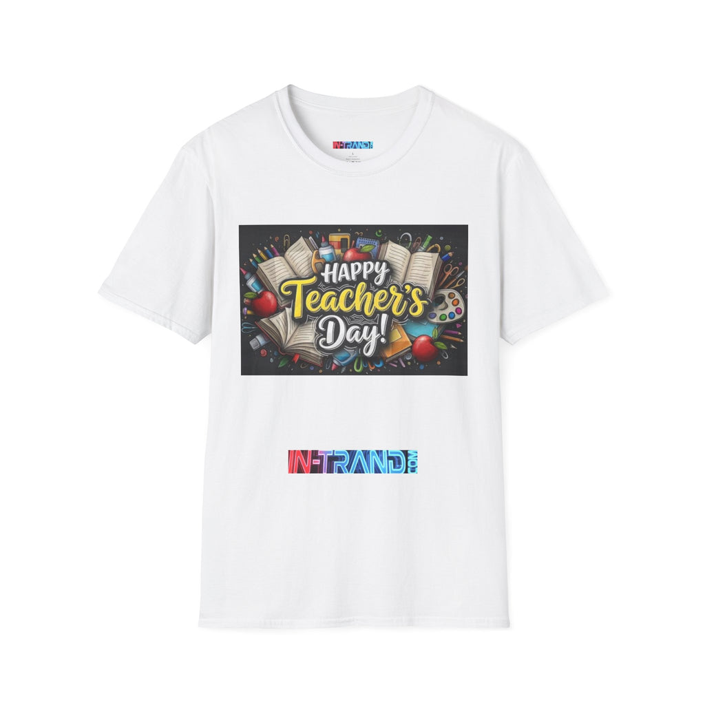 Teacher's Day T-Shirt - "Happy Teacher's Day" Gift Tee for Educators