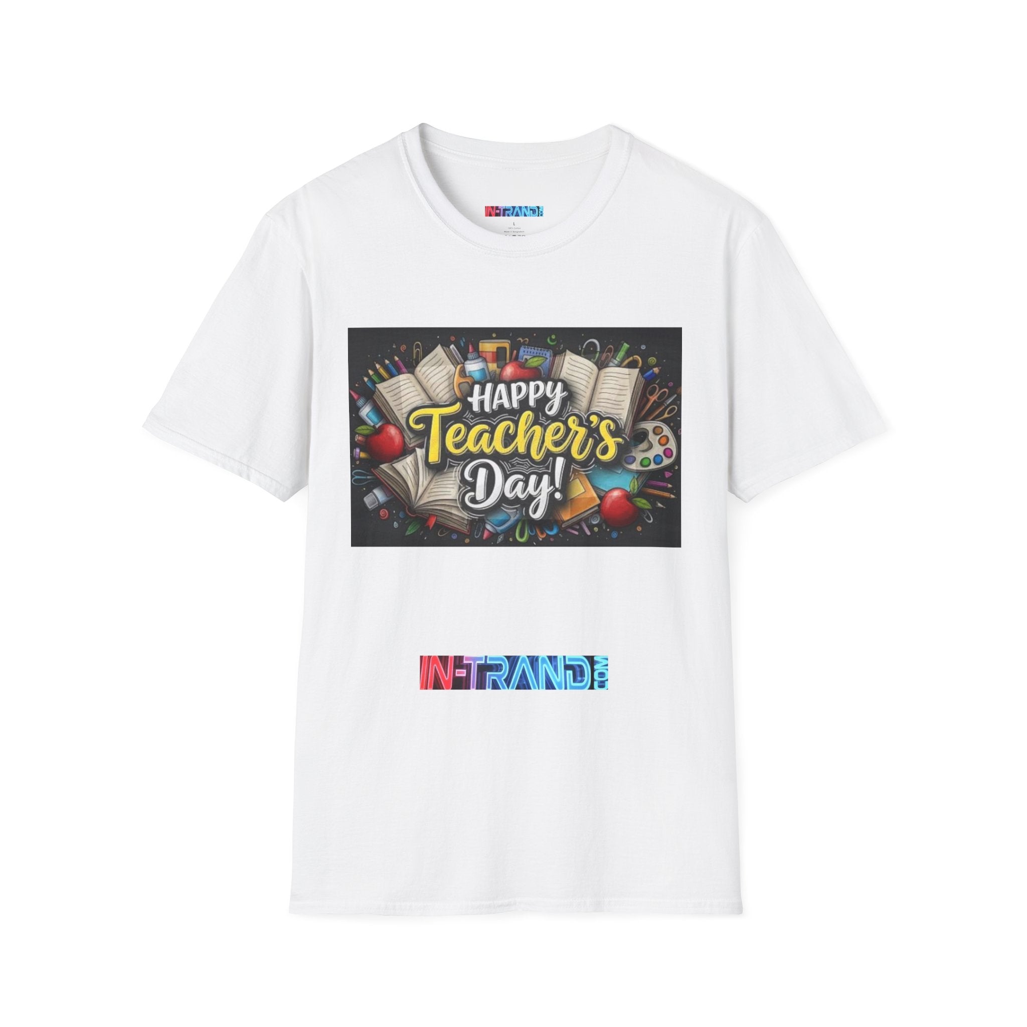 Teacher's Day T-Shirt - "Happy Teacher's Day" Gift Tee for Educators