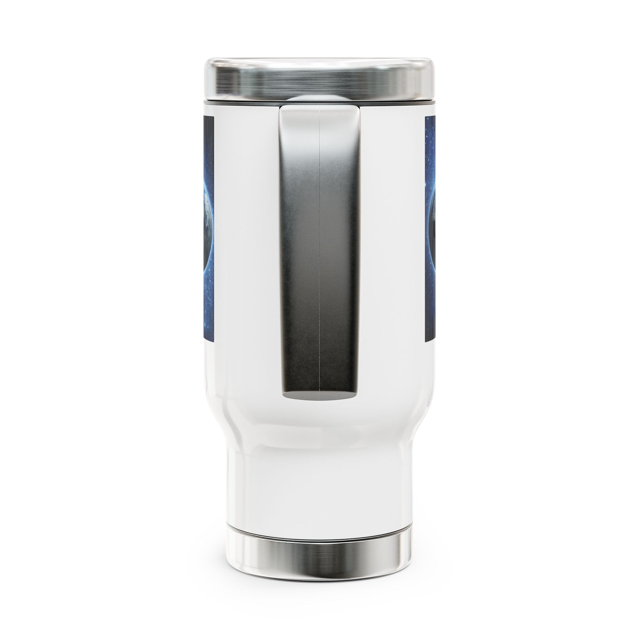Stainless Steel Travel Mug with Handle, 14oz