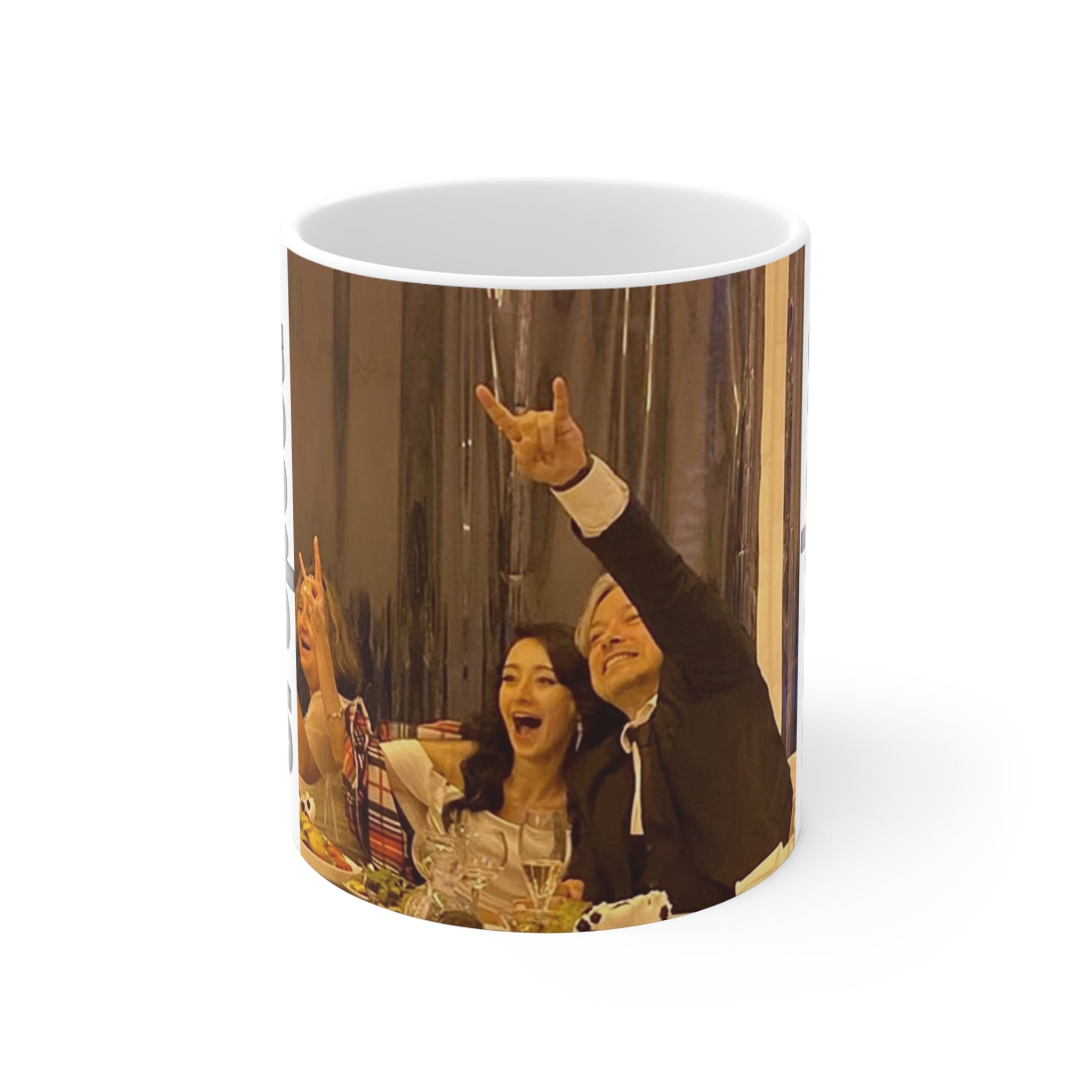 11oz Photo Mug — 'The History of Speed' Party Scene Coffee Cup