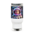 Astronaut Kid Travel Mug — 14oz Stainless Steel Space-Themed Tumbler with Handle