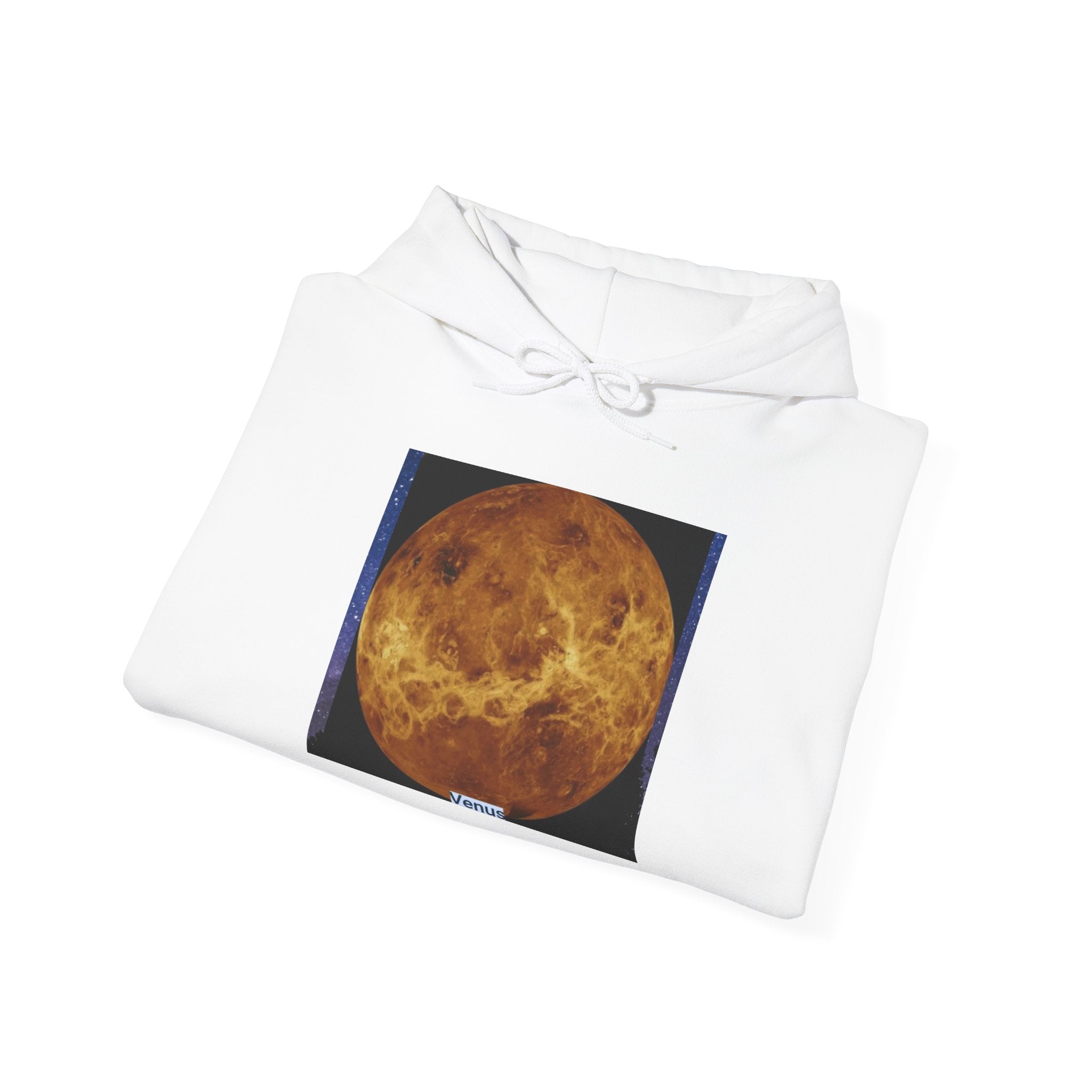 HOODIE MY GALAXY Venus Planet Hoodie — Vintage Space Graphic Sweatshirt