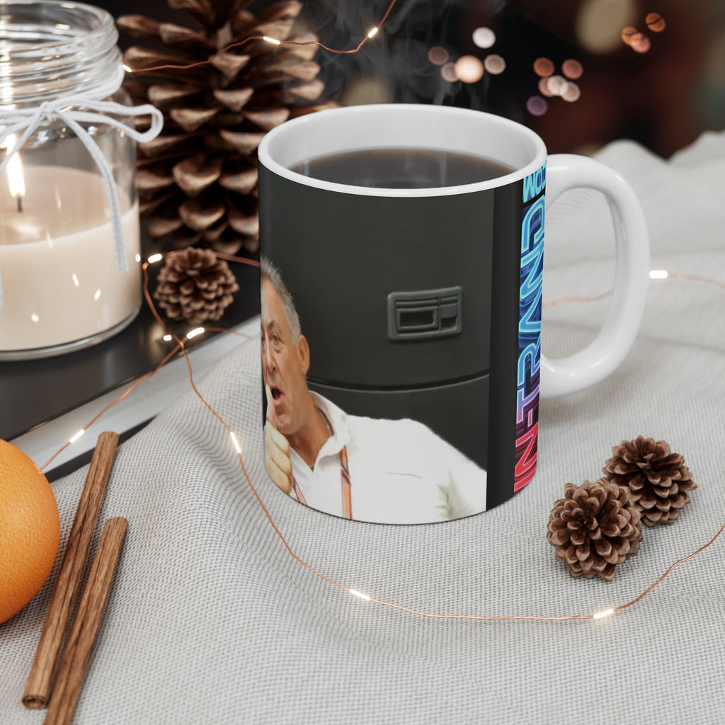 Photo Collage Mug — Thumbs Up Portrait Coffee Cup (11 oz)