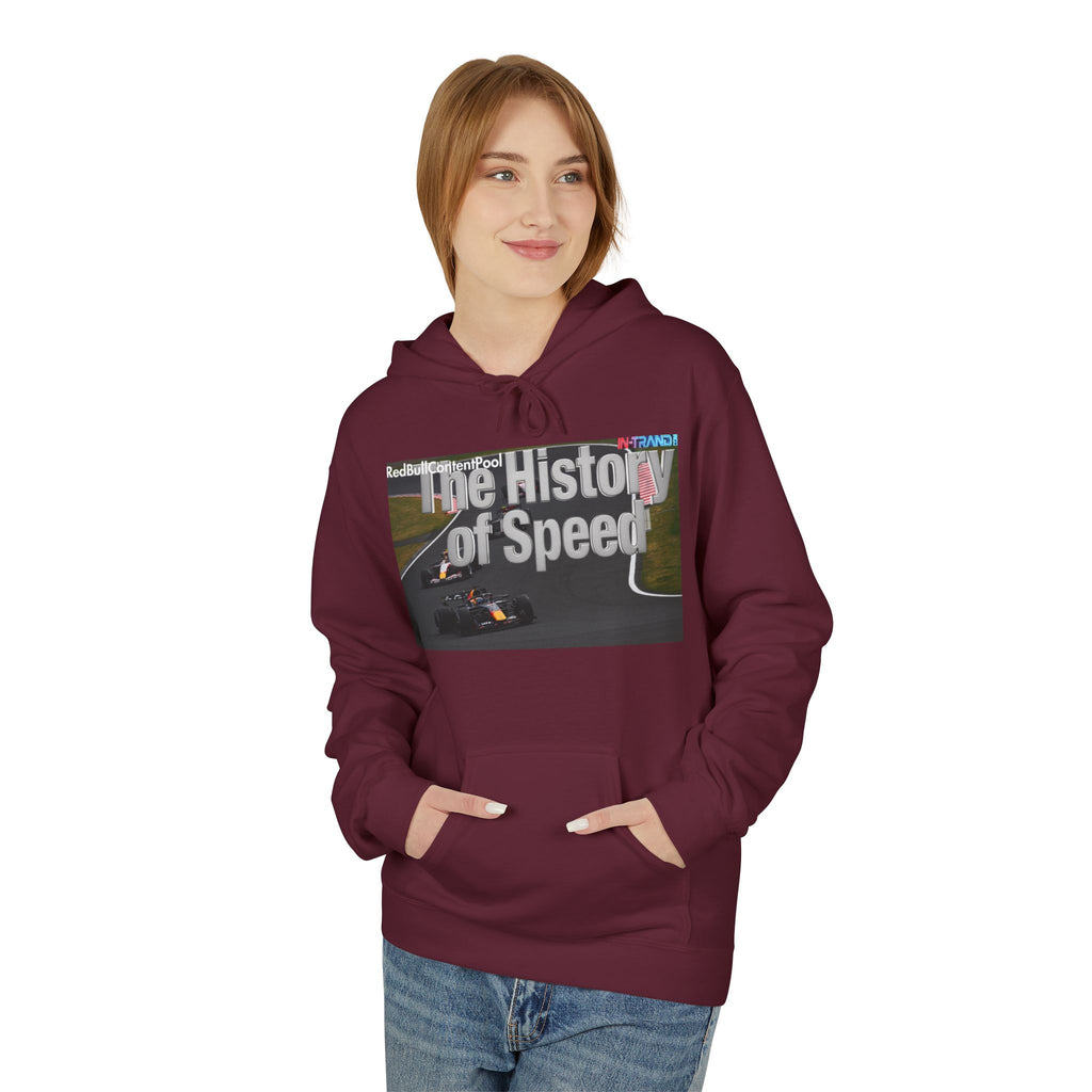 Racing Hoodie – “The History of Speed” Formula Car Graphic