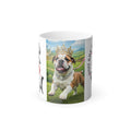 Color-Changing Mug — 'You Are My Queen' Bulldog Crown Design (11 oz)