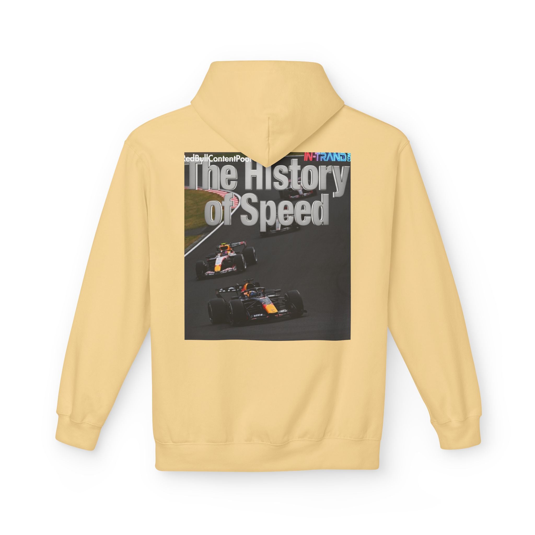 Racing Hoodie – “The History of Speed” Formula Car Graphic