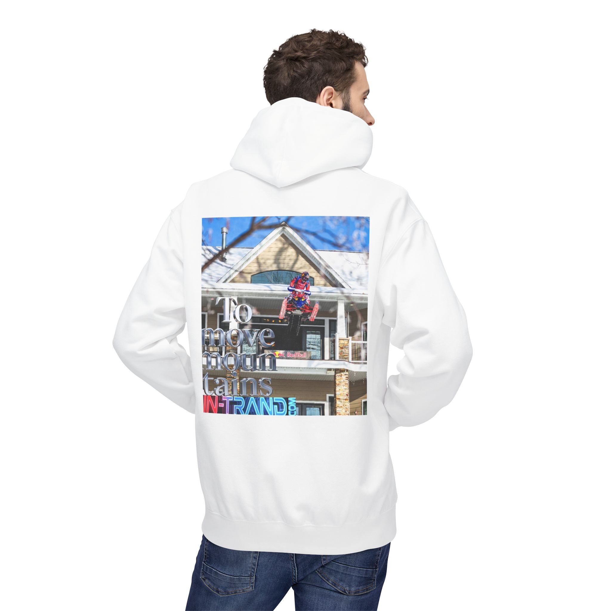 Hoodie - 'To Love & Care' Vintage House Photo Graphic Hoodie