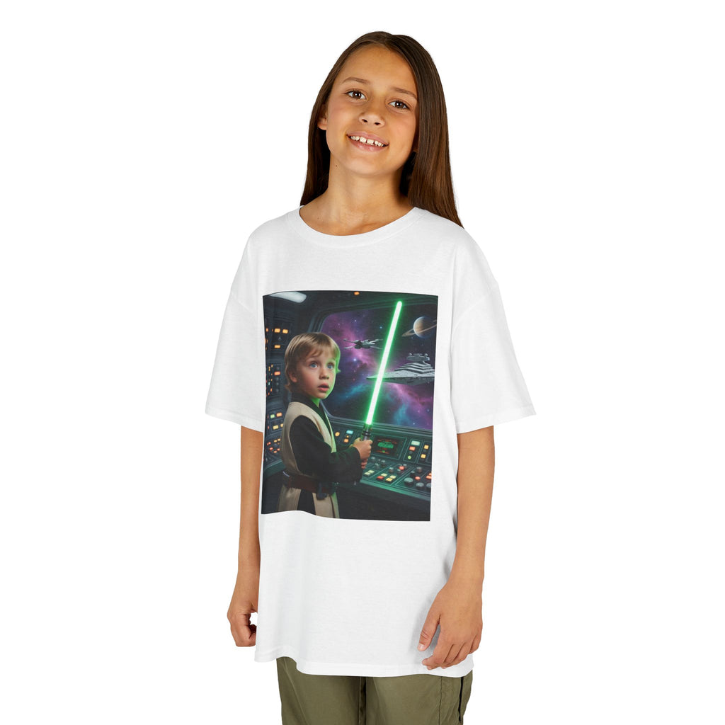Kids Lightsaber Tee — Space Adventure Jedi Shirt