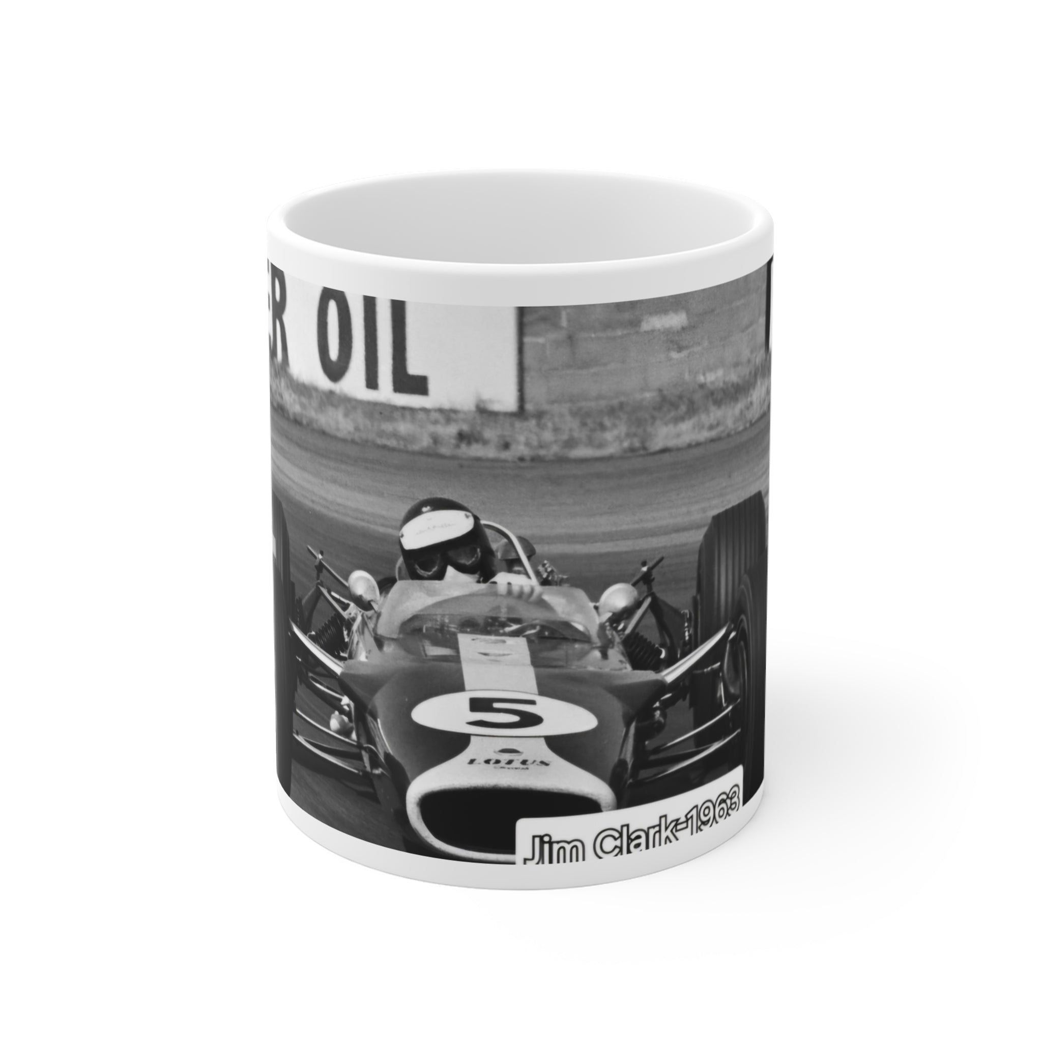 Racing Mug — 'The History of Speed' Vintage Formula 1 Coffee Cup