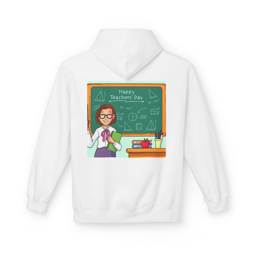 Teacher Appreciation Hoodie — "Happy Teacher's Day" Chalkboard Design