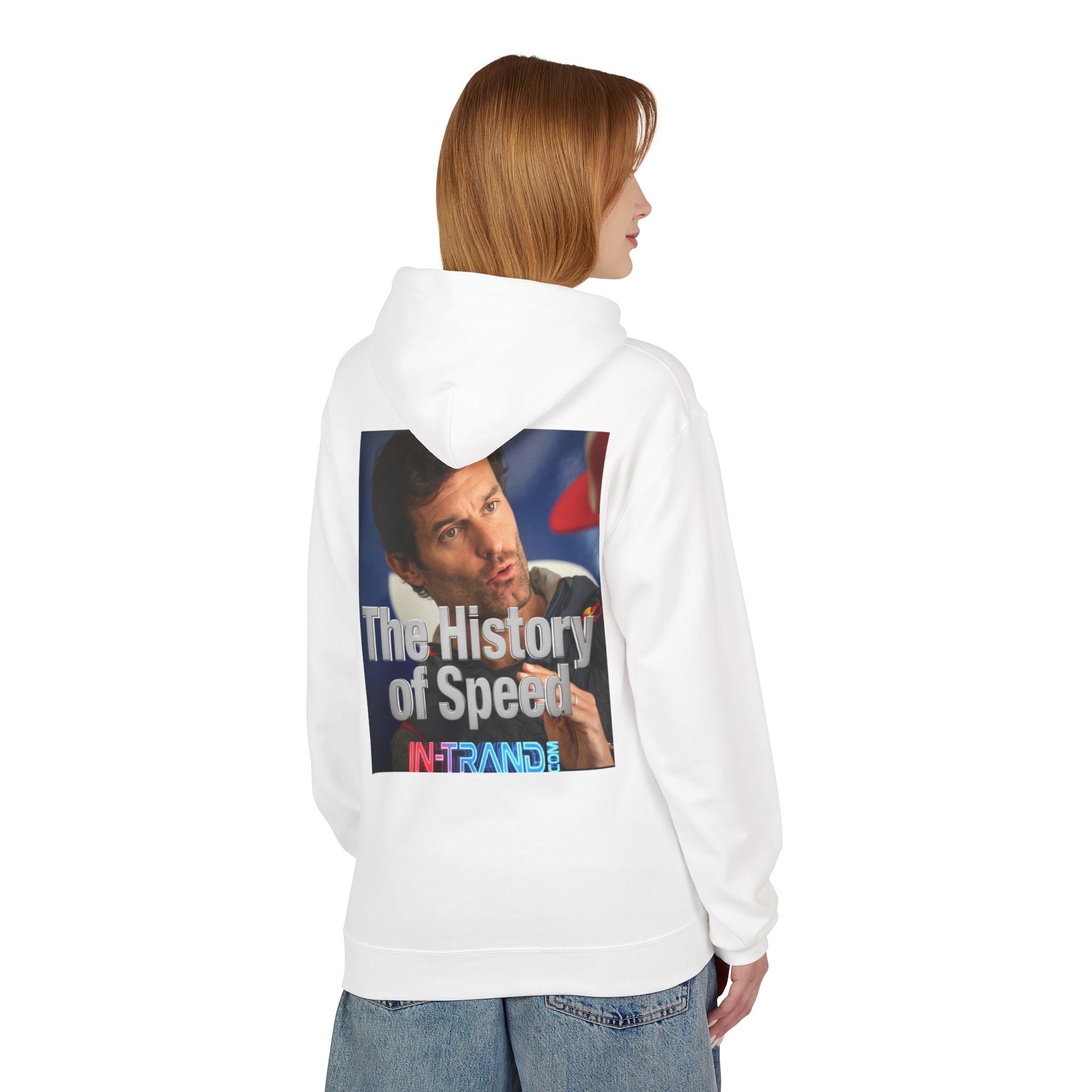 Hoodie — "The History of Speed" Graphic Pullover