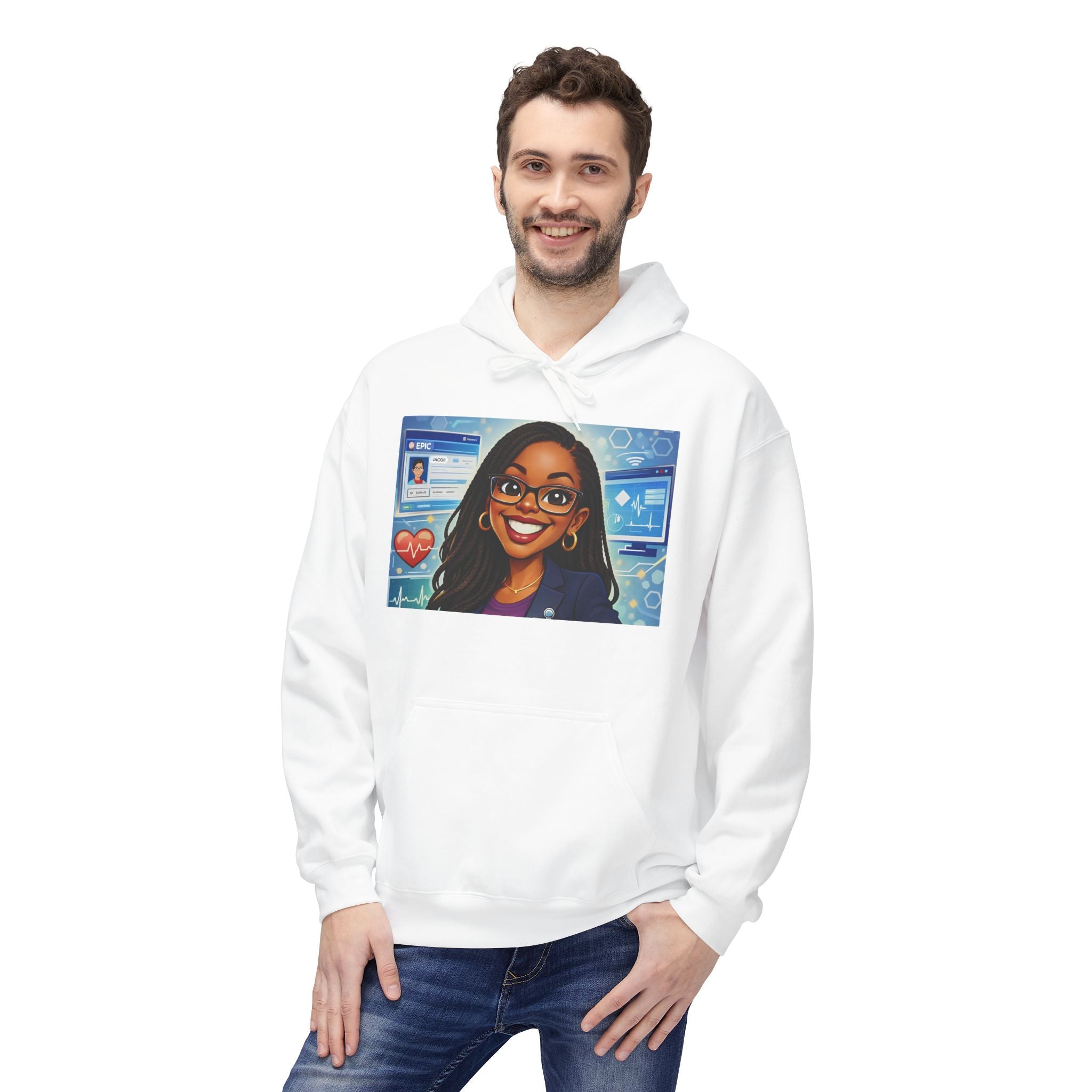 Nurse Hoodie — “Cute enough to stop your heart, skilled enough to start it” Cardio Medic Gift