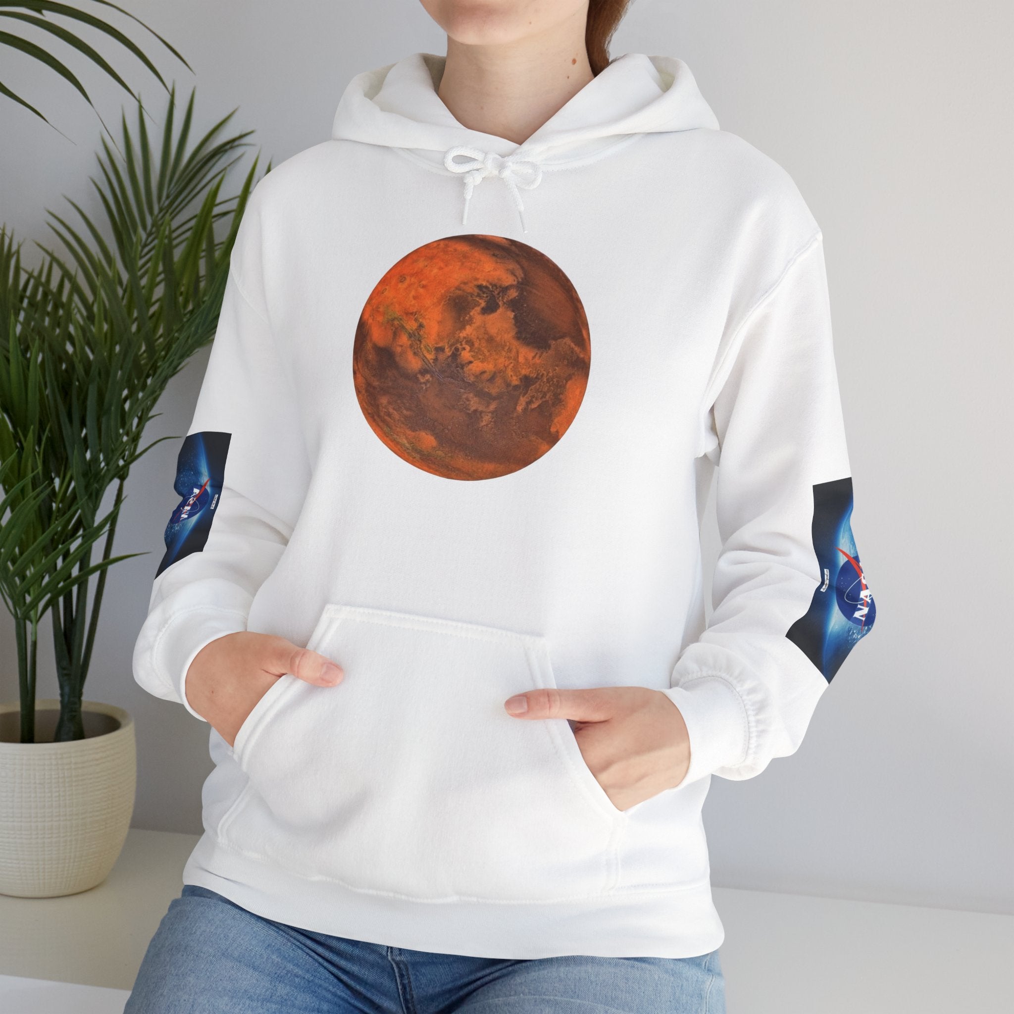 HOODIE MY GALAXY MARS Planet  — Retro NASA Poster Space Sweatshirt