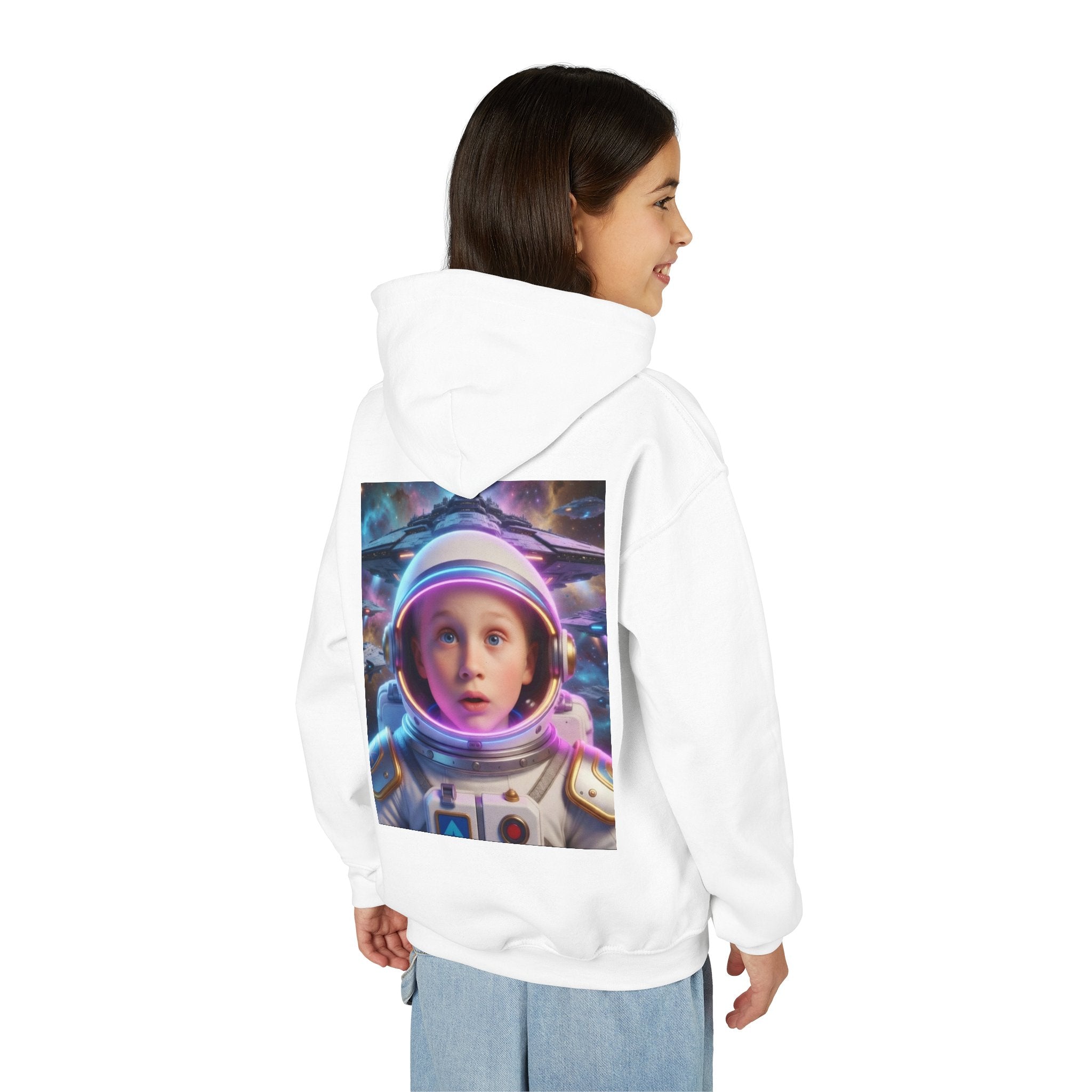 Kids Astronaut Hoodie — Space Explorer Youth Sweatshirt