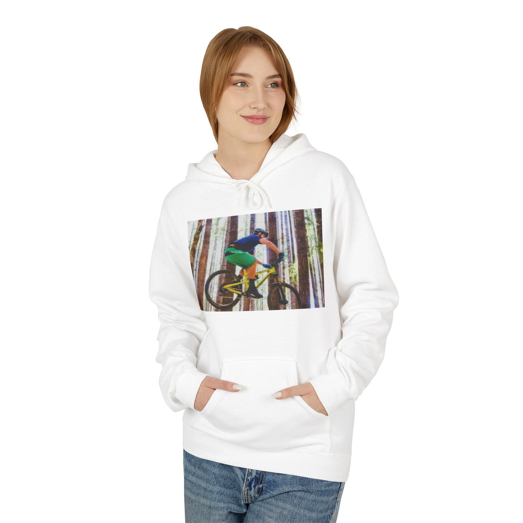 💎 Mountain Biker Hoodie — Forest Trail Cycling Sweatshirt 💎