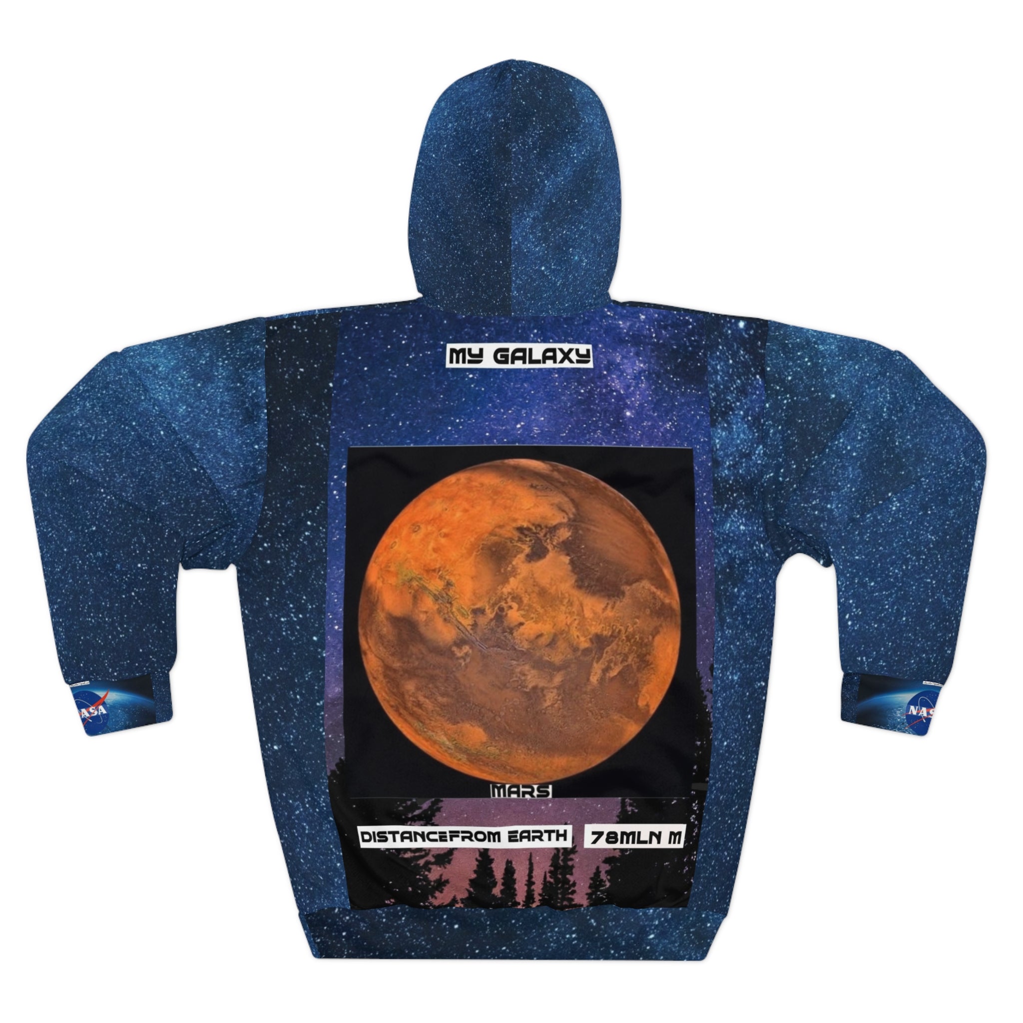 Galaxy Mars Hoodie — 'My Galaxy' Space Pullover