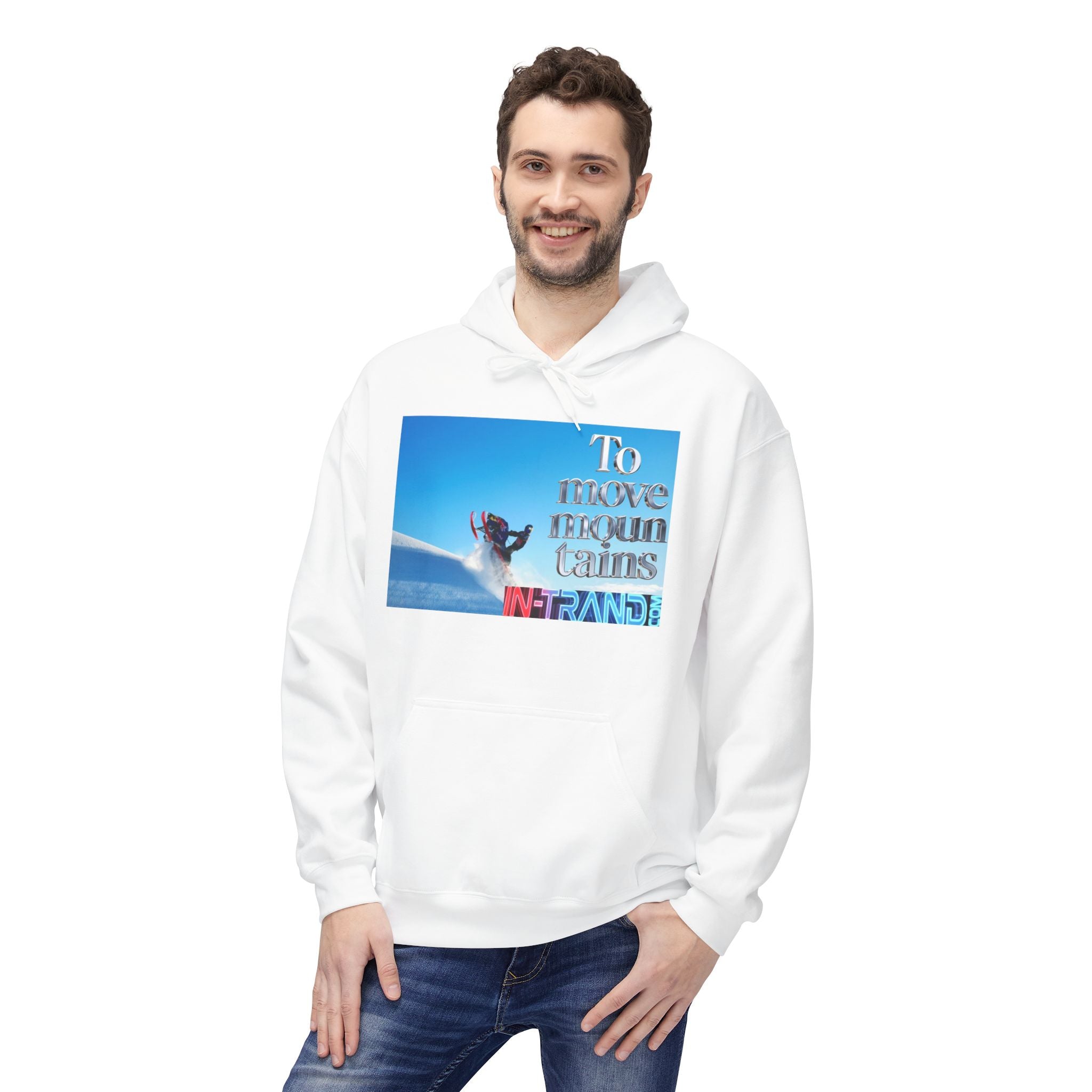 Snowboard Motocross Hoodie — "To Move Through Chains" Graphic