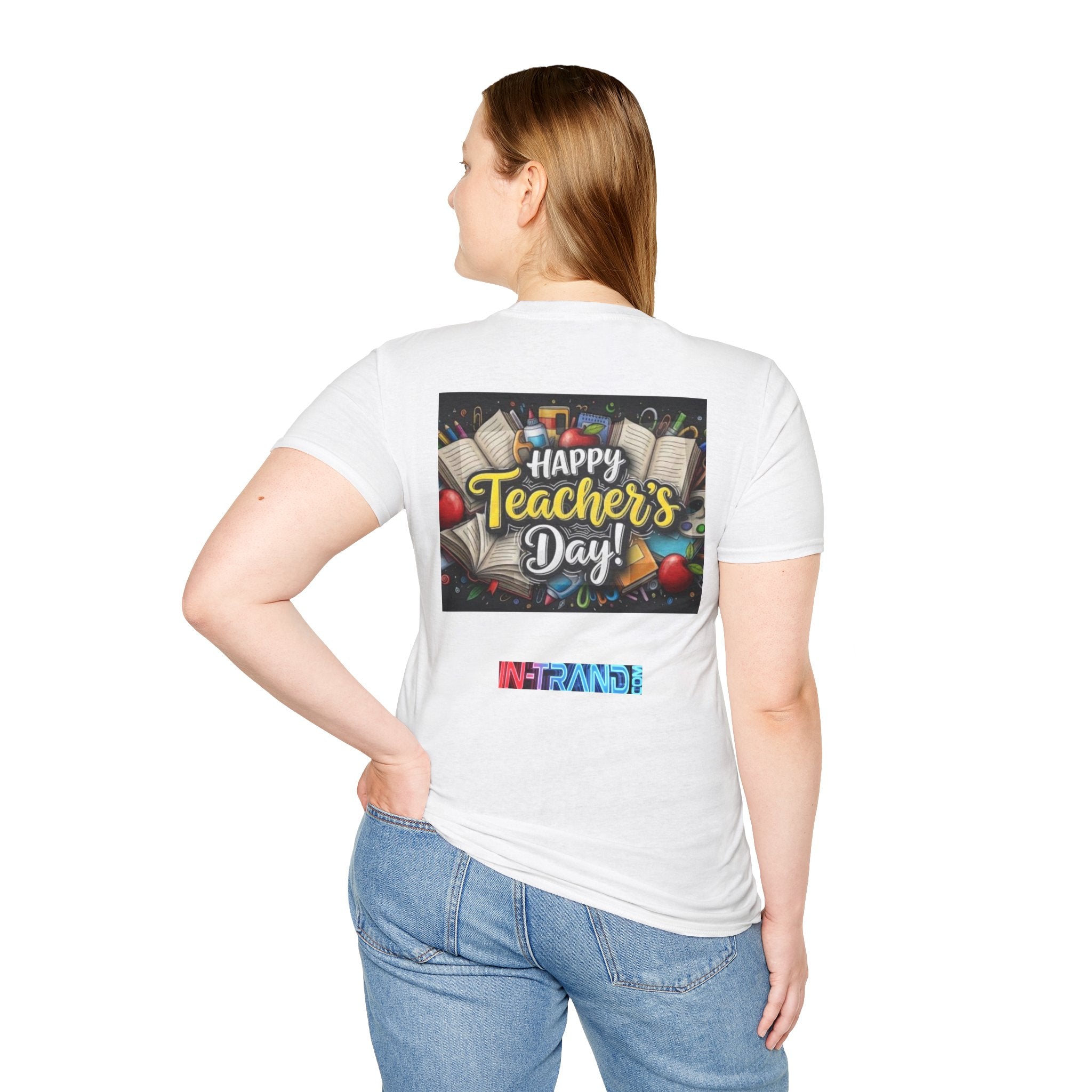 Teacher's Day T-Shirt - "Happy Teacher's Day" Gift Tee for Educators