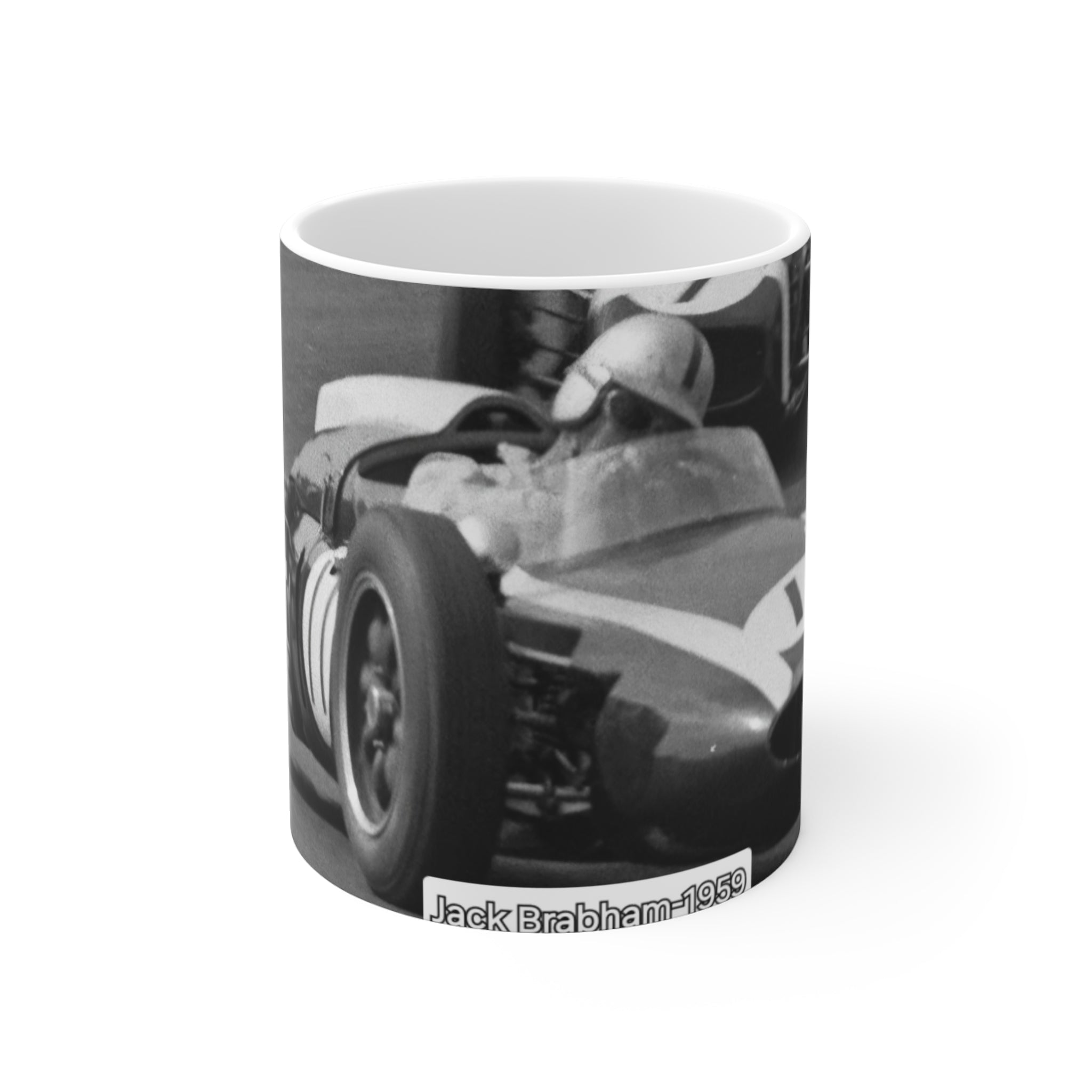 Racing Mug — 'The History of Speed' Vintage Race Car Coffee Cup