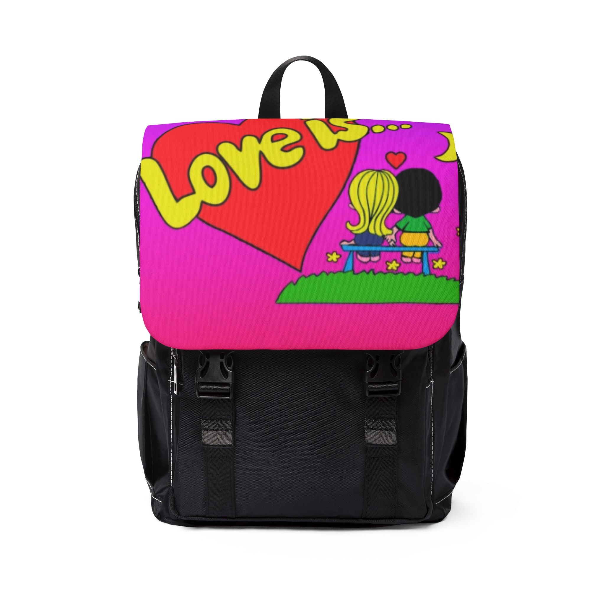 Shoulder Backpack — "Bag Love Is Best Gift" Casual Everyday Bag