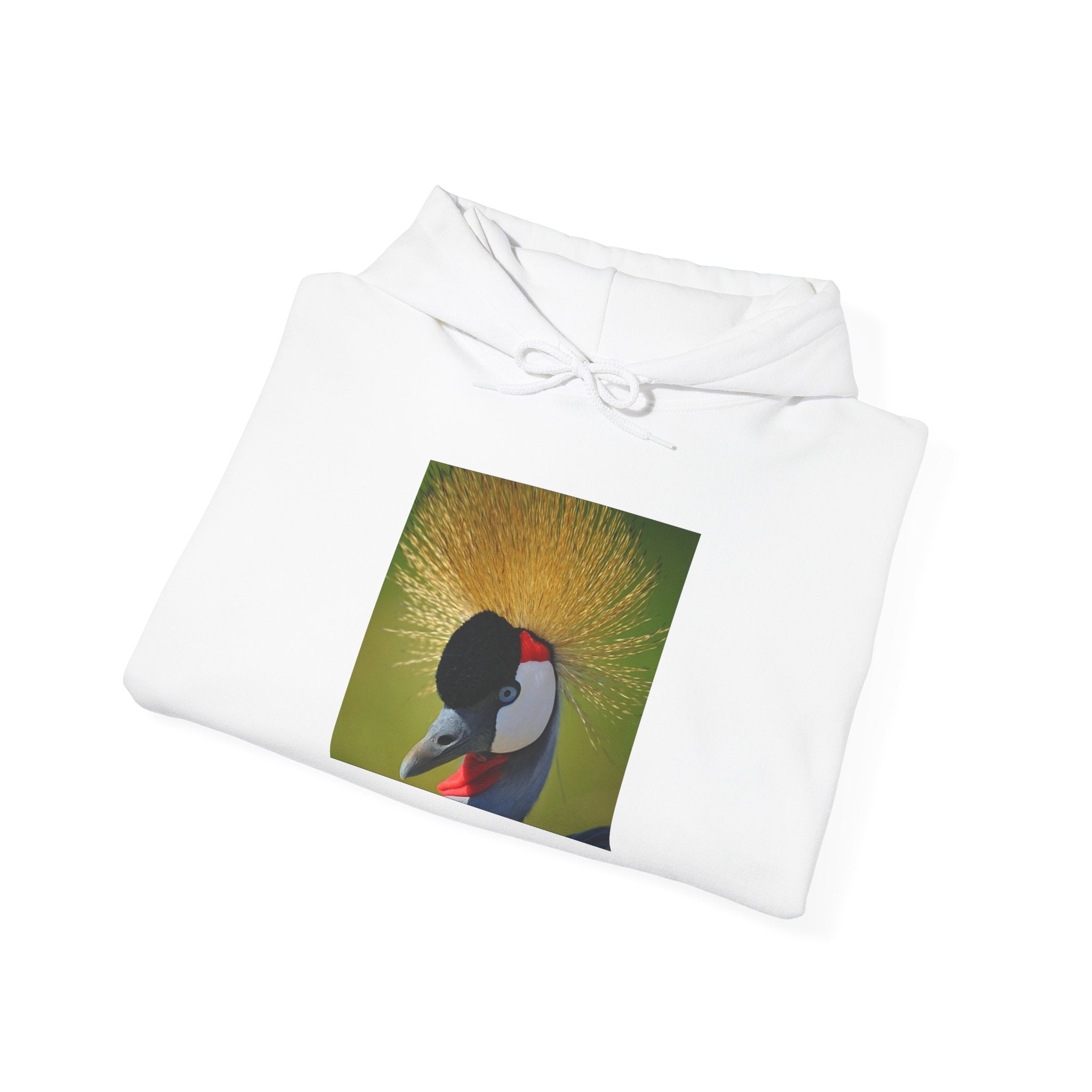 HOODIE NATURE Crowned Crane Graphic Hoodie — Wildlife WWF Conservation Pullover