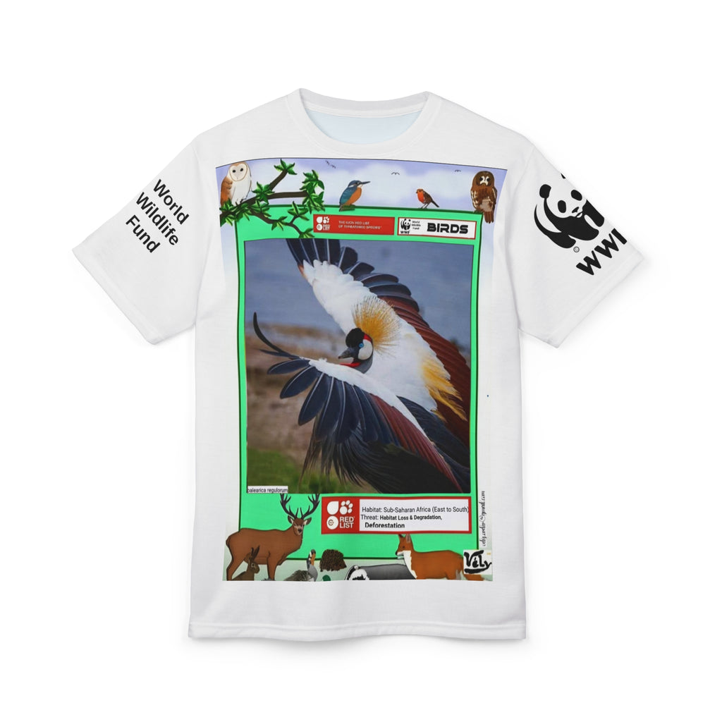 Nature Birds T-Shirt — Vibrant Elegant Tee for Nature Lovers