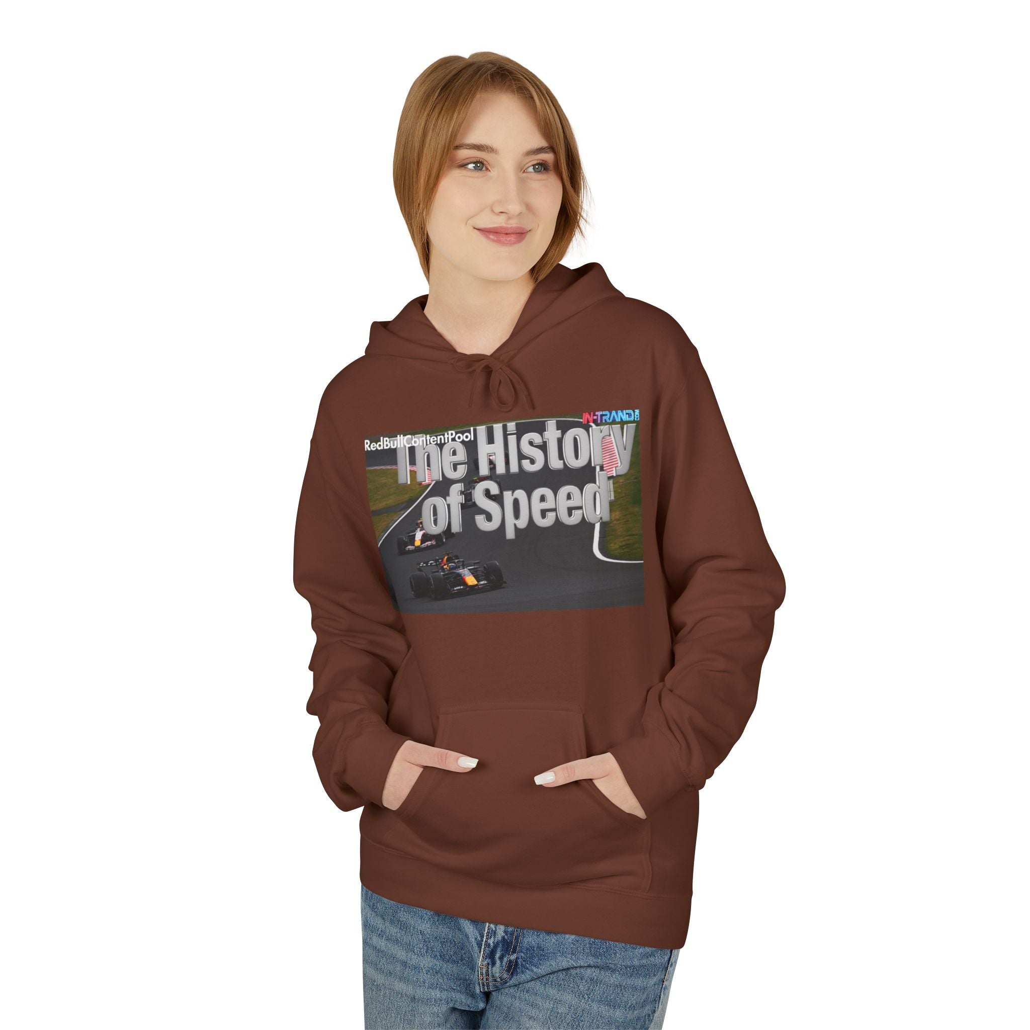 Racing Hoodie – “The History of Speed” Formula Car Graphic