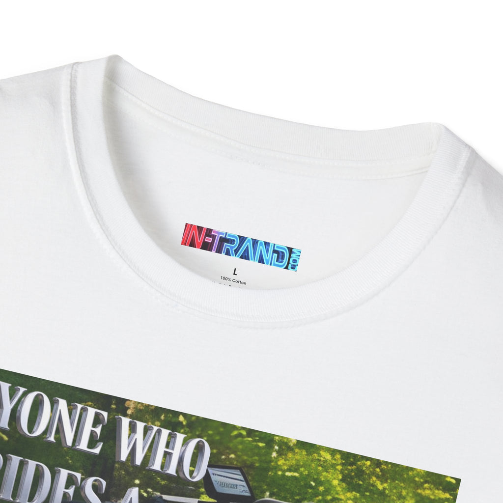 💎 Bicycle Friend T-Shirt — 'Anyone Who Rides a Bicycle Is My Friend' Graphic Tee 💎