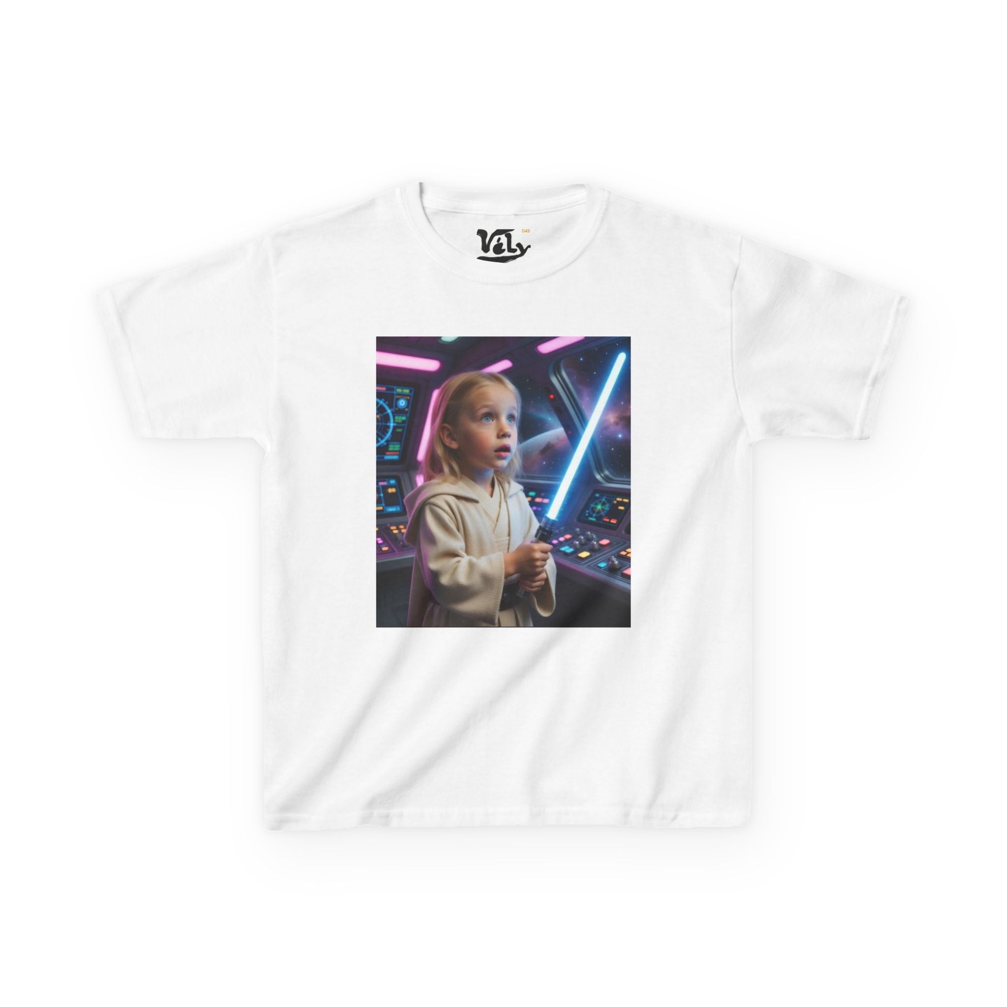 T-SHIRT KIDS— 'Kids in Space' Cute Space-Themed Graphic FACE SWAP -T-Shirt (Best Gift)