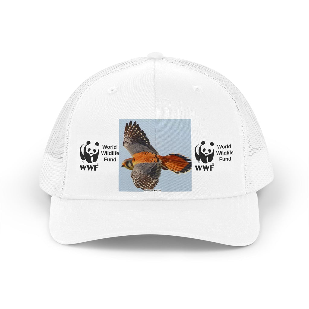 Bird Rescue Trucker Hat — WWF Retro Wildlife Logo Cap