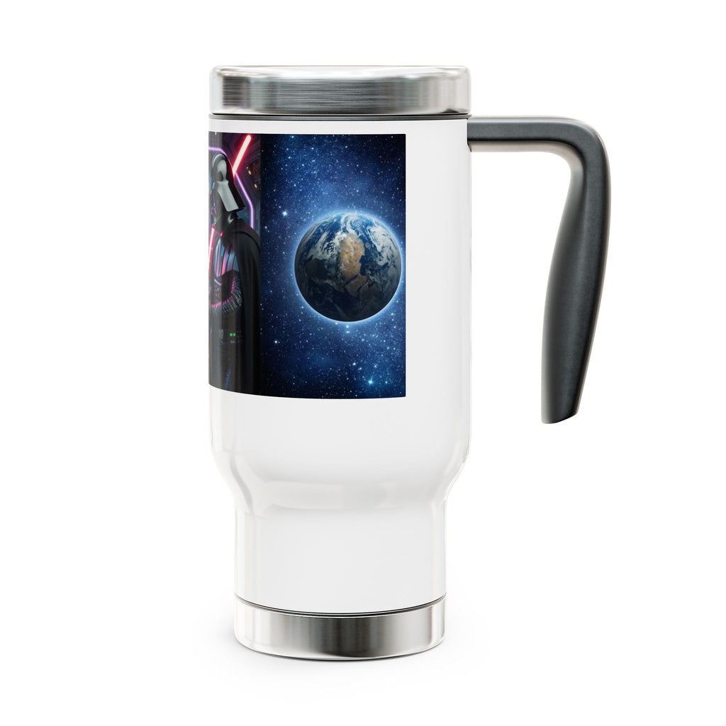 Best Gift for Friends Stainless Steel Travel Mug with Handle — 14oz