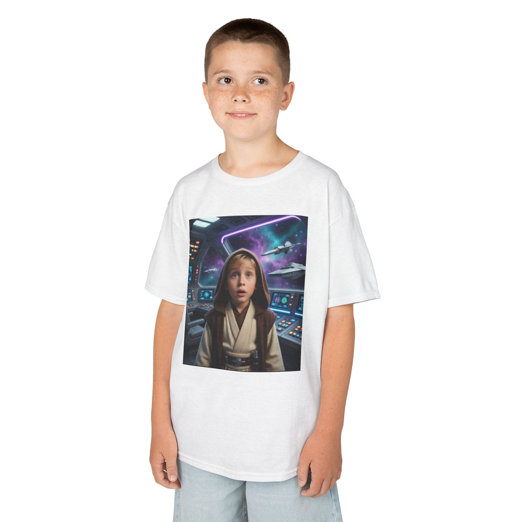 💎 Kids Space Adventure Jedi T-Shirt — Graphic Tee for Young Heroes 💎