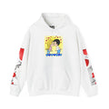 HOODIE LOVE IS... Kissing Kids Retro Cute Hoodie – Cute Couple Cartoon Valentine Sweatshirt