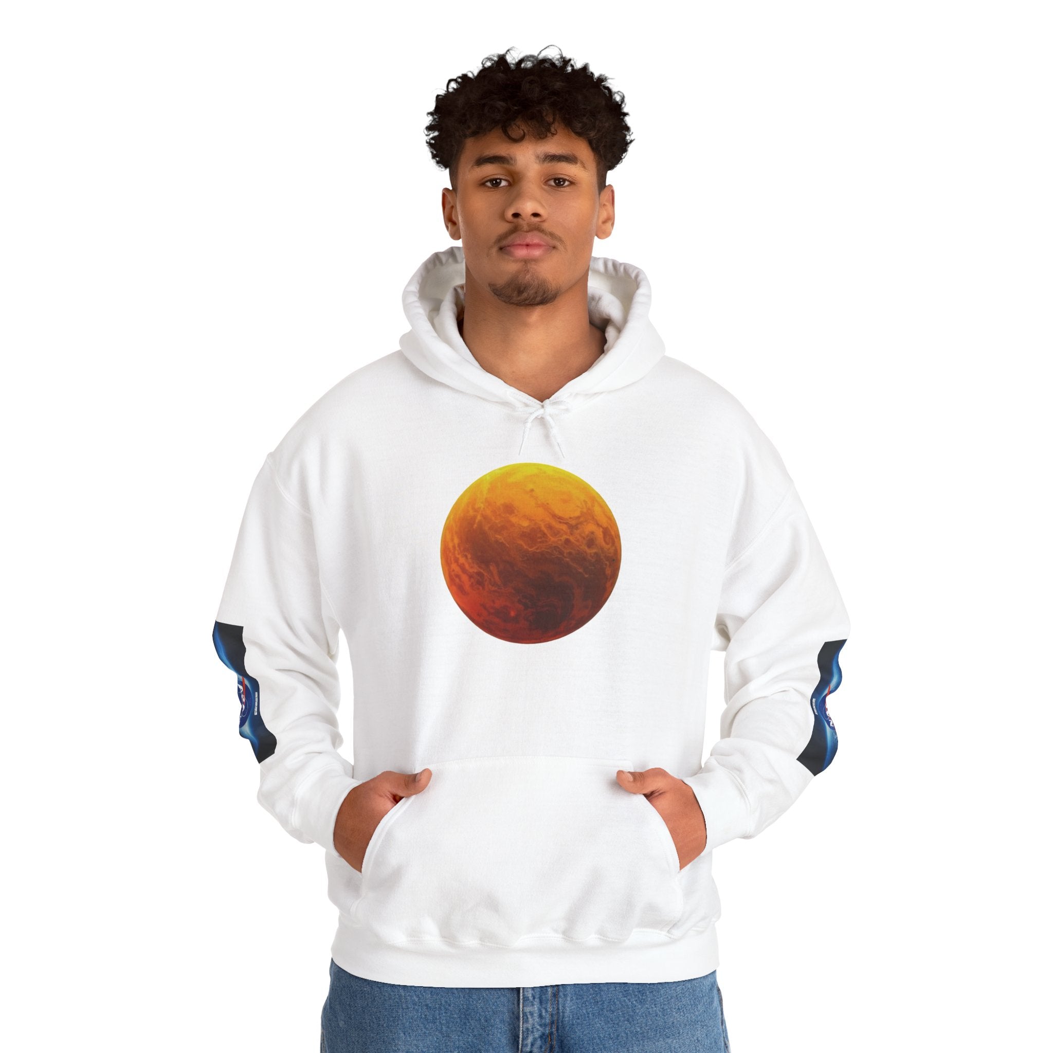 HOODIE MY GALAXY MERCURY — Retro NASA Poster Graphic Pullover
