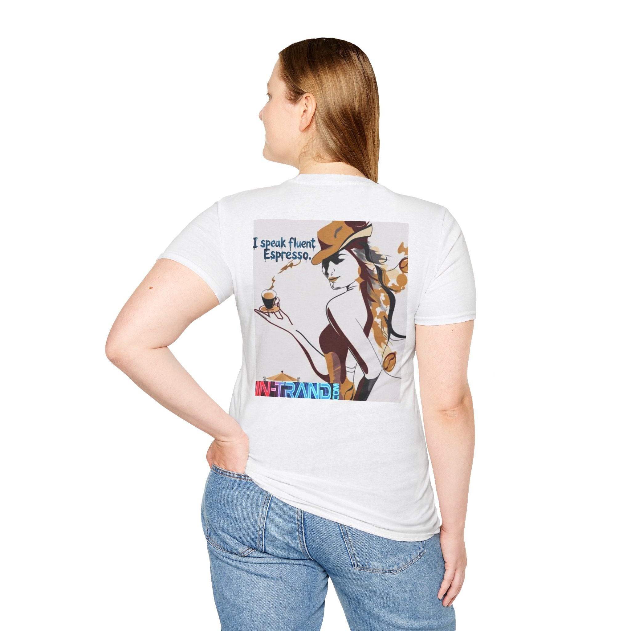 Espresso Lover T-Shirt — "I Speak Fluent Espresso" Coffee Graphic Tee