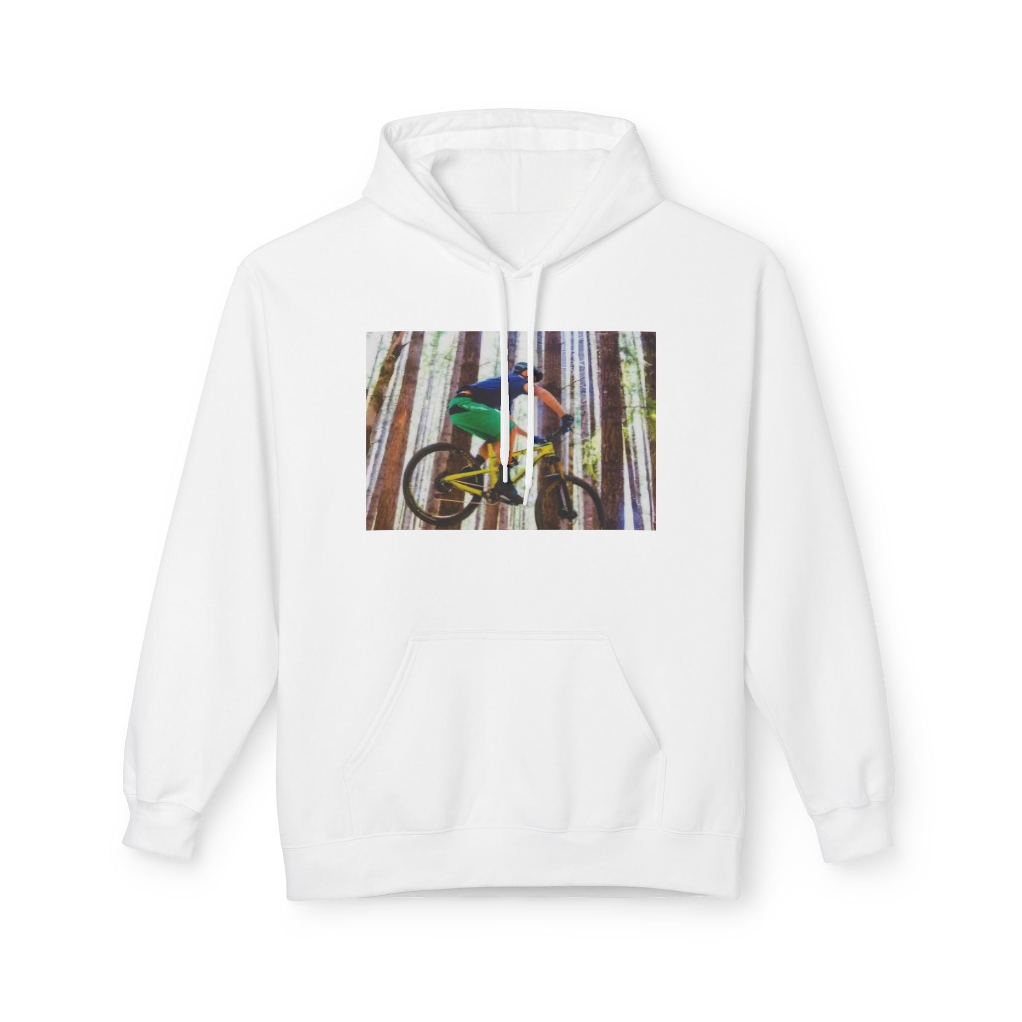 Mountain Biker Hoodie – Forest Trail Cycling Sweatshirt