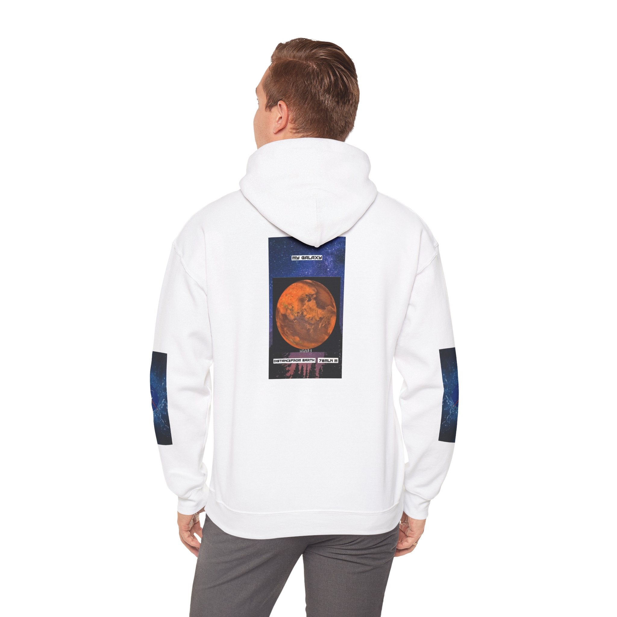 HOODIE MY GALAXY MARS Planet  — Retro NASA Poster Space Sweatshirt