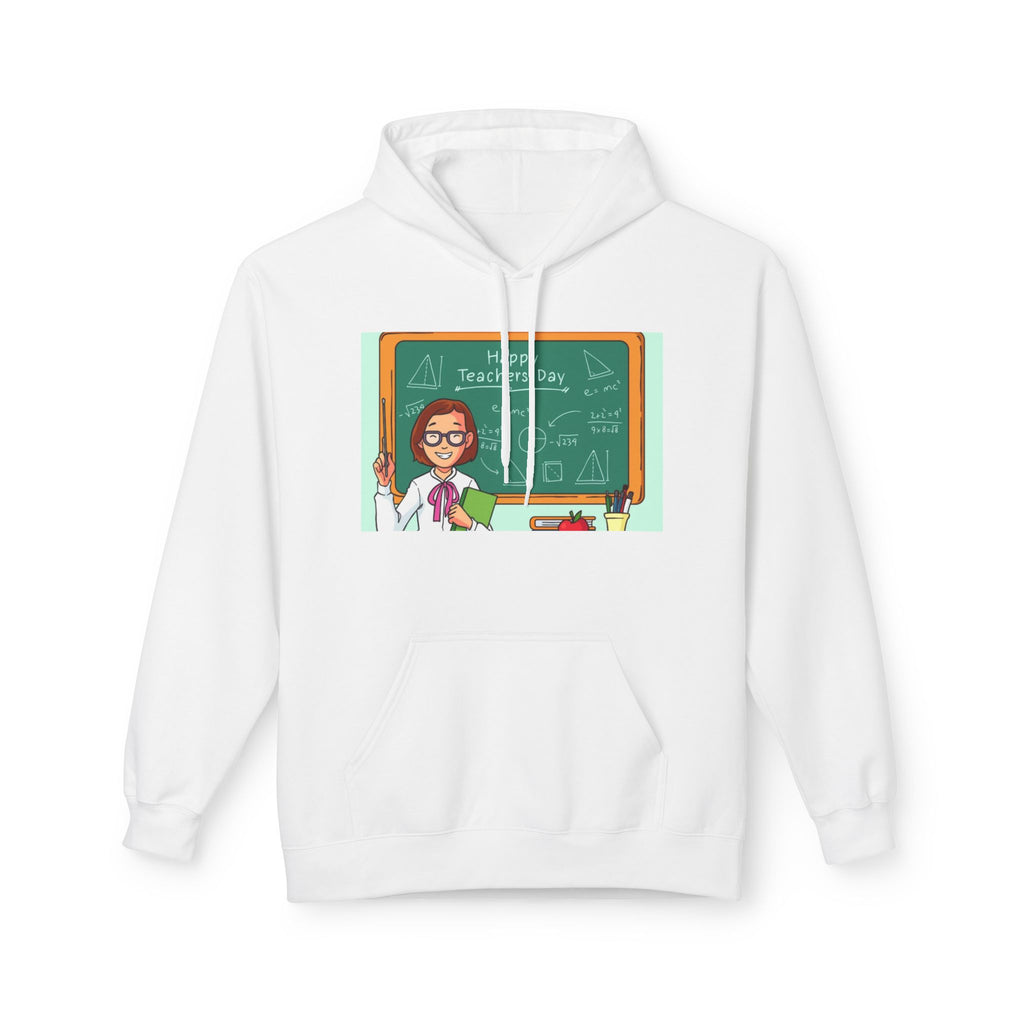 Teacher Appreciation Hoodie — "Happy Teacher's Day" Chalkboard Design
