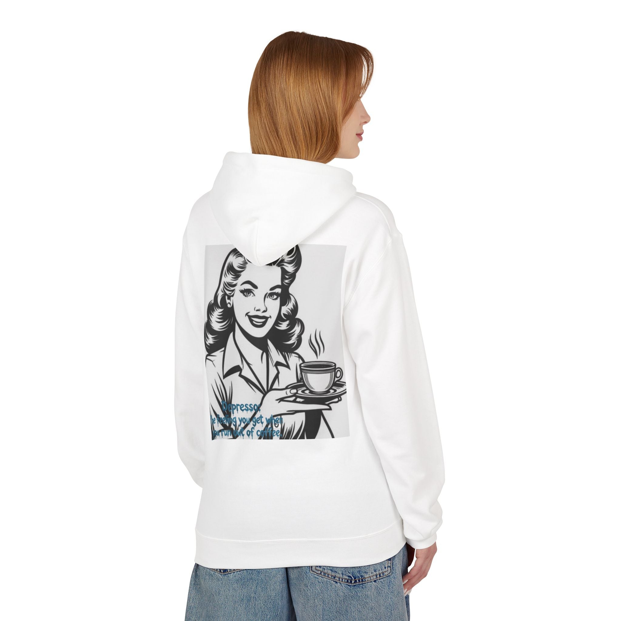 Coffee Retro Hoodie – Vintage Housewife Cup Design