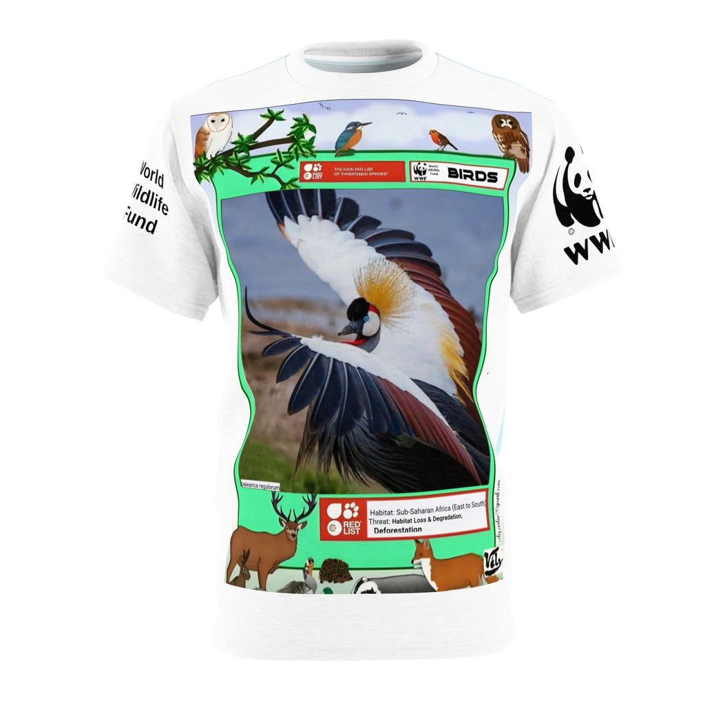 Nature Birds T-Shirt — Vibrant Elegant Tee for Nature Lovers